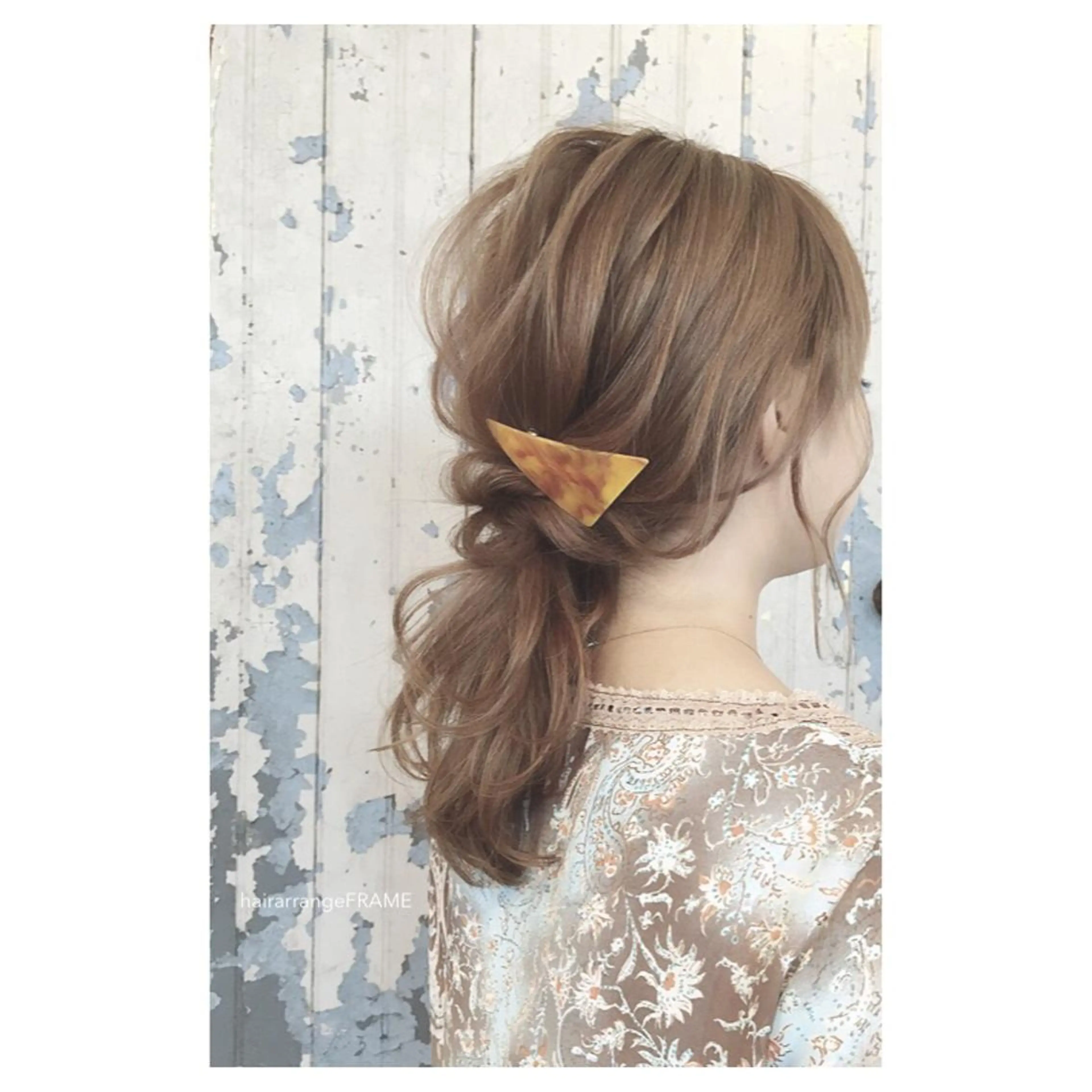 ミディアム セミロング FRAME所属・FRAME 名古屋市北区のヘアスタイル