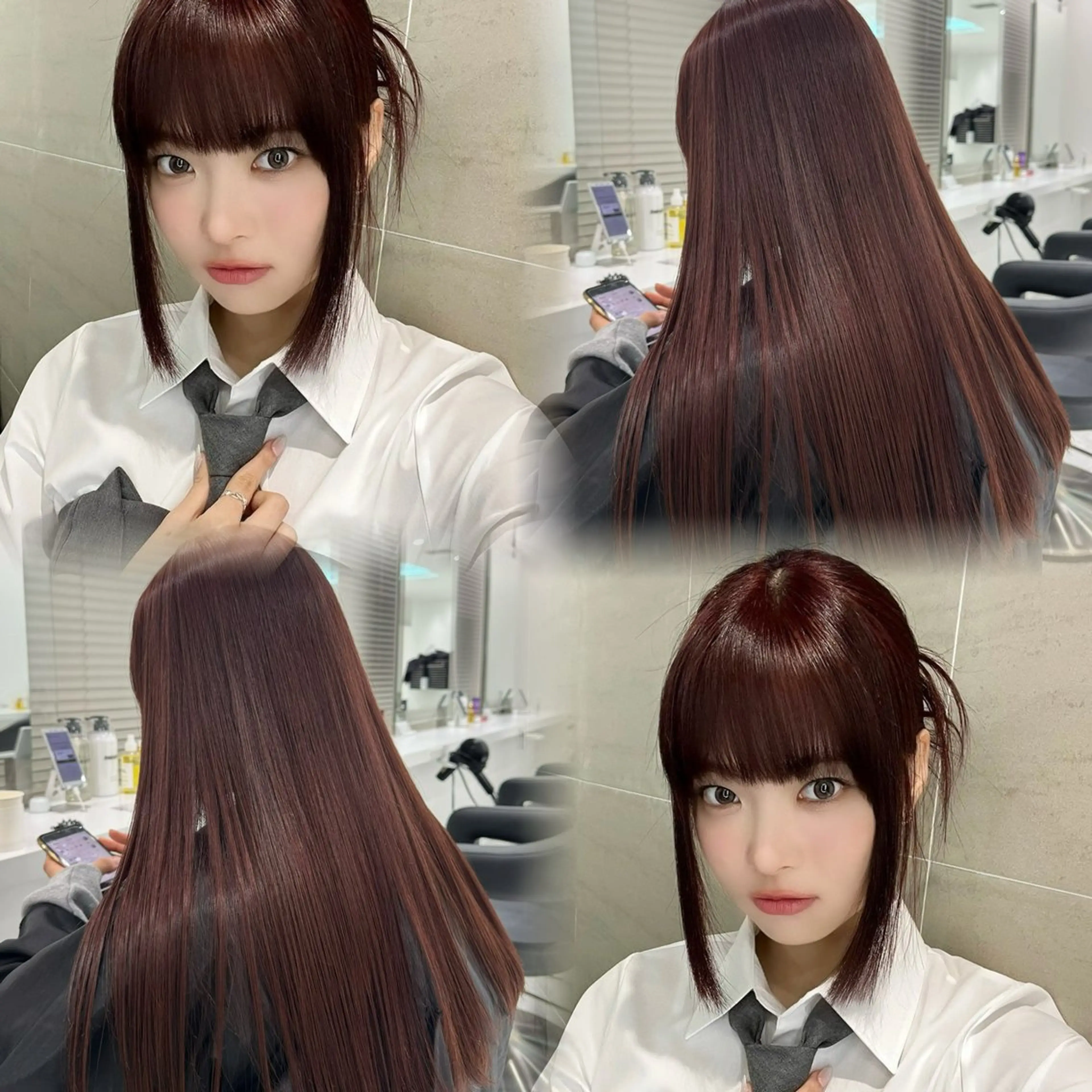 セミロング カラー 💎透明感カラー /kaito💎のヘアスタイル