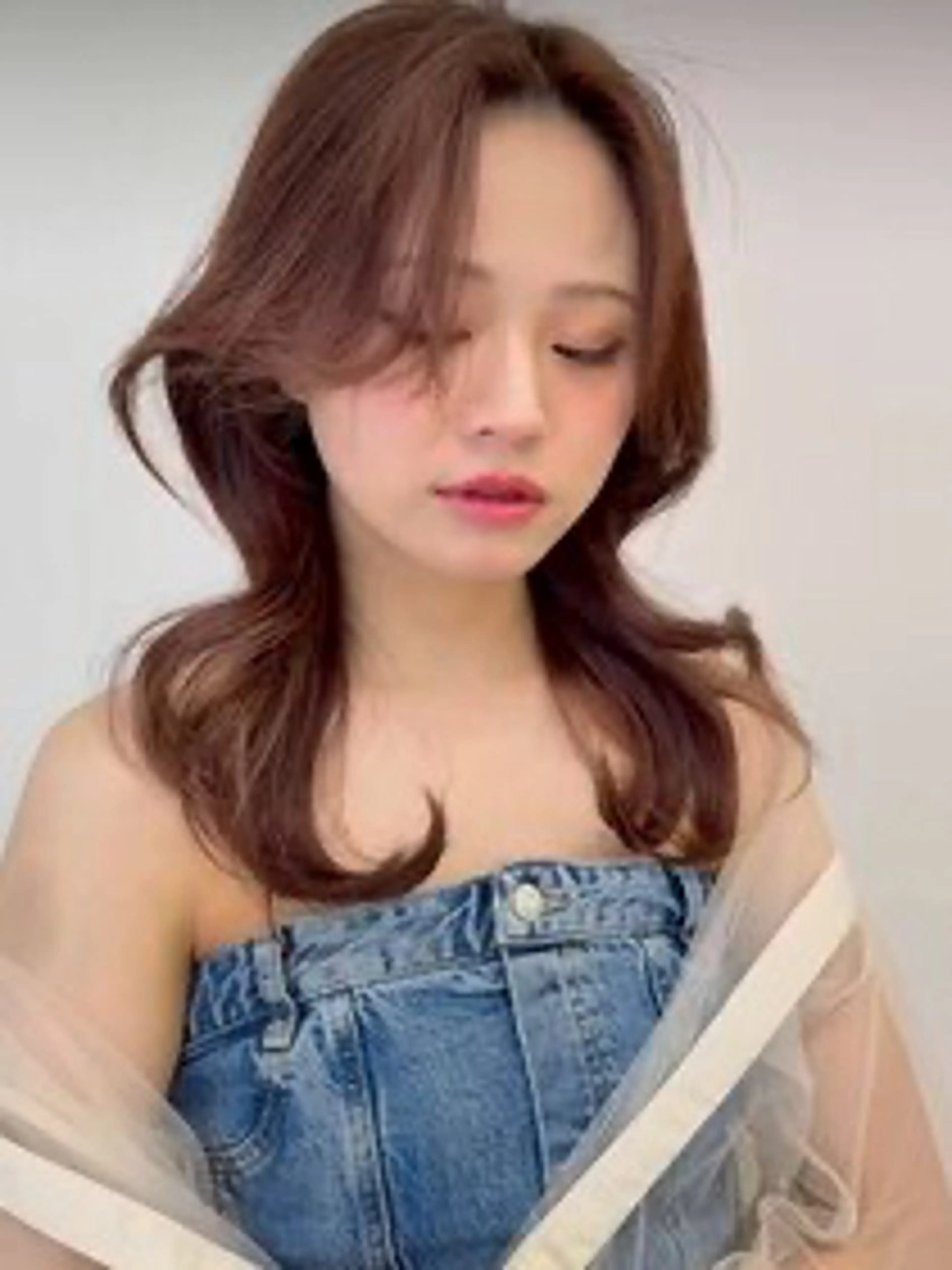 ロング カラー カット ヘアカラー 目崎 丞のヘアスタイル