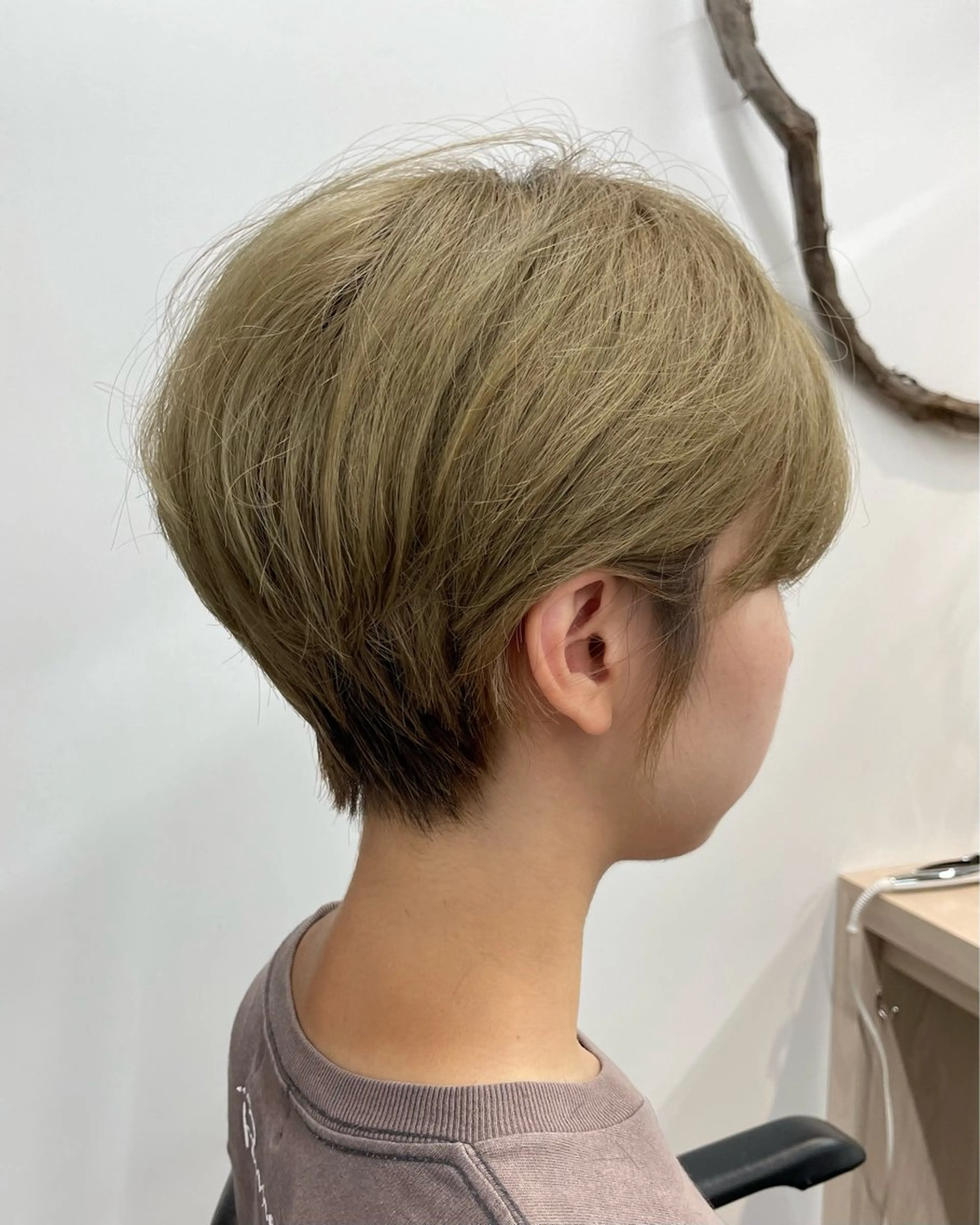 ショート カット トリートメント レイヤーパーマ/ ショートパーマ/横浜のヘアスタイル