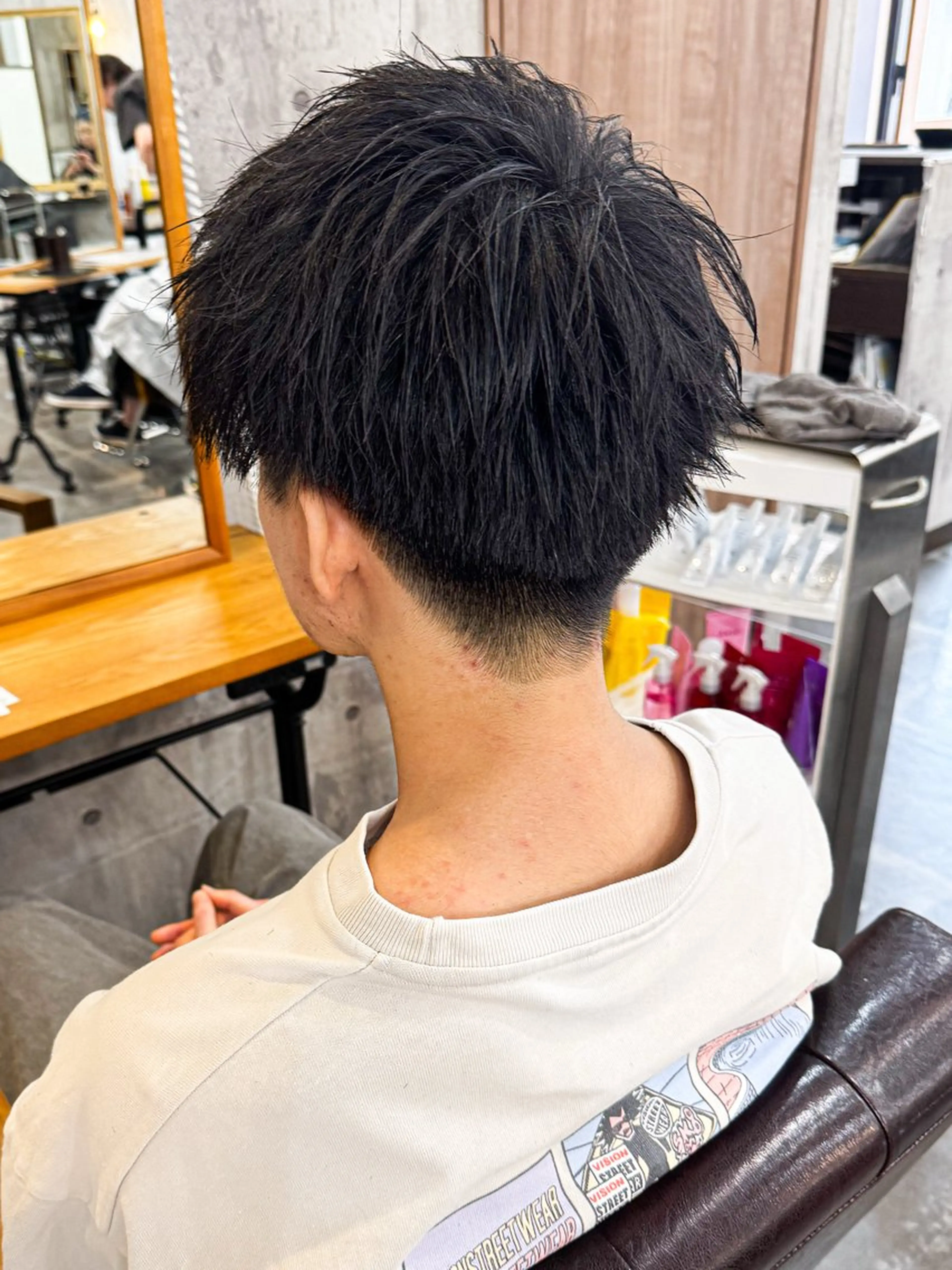 ショート パーマ メンズ カット amule hair ✂️山本　丈則✂️のヘアスタイル