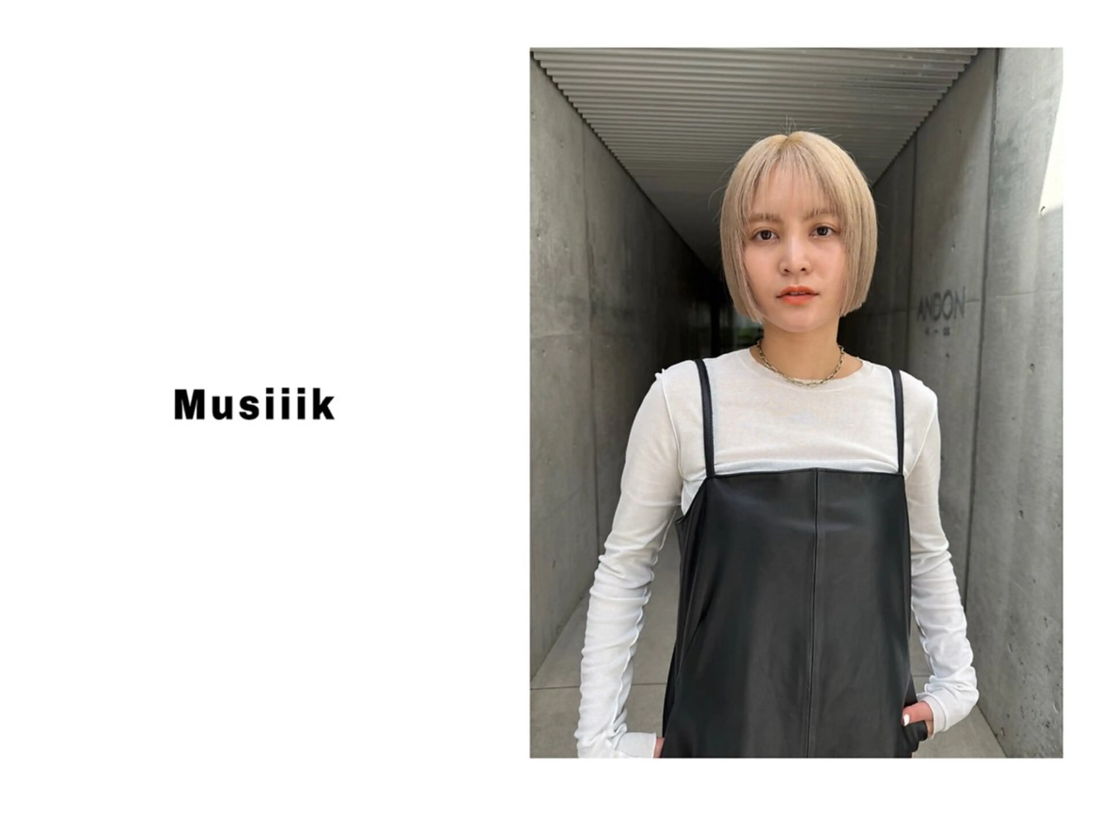 ショート カラー Musiiik ホンダリサコのヘアスタイル