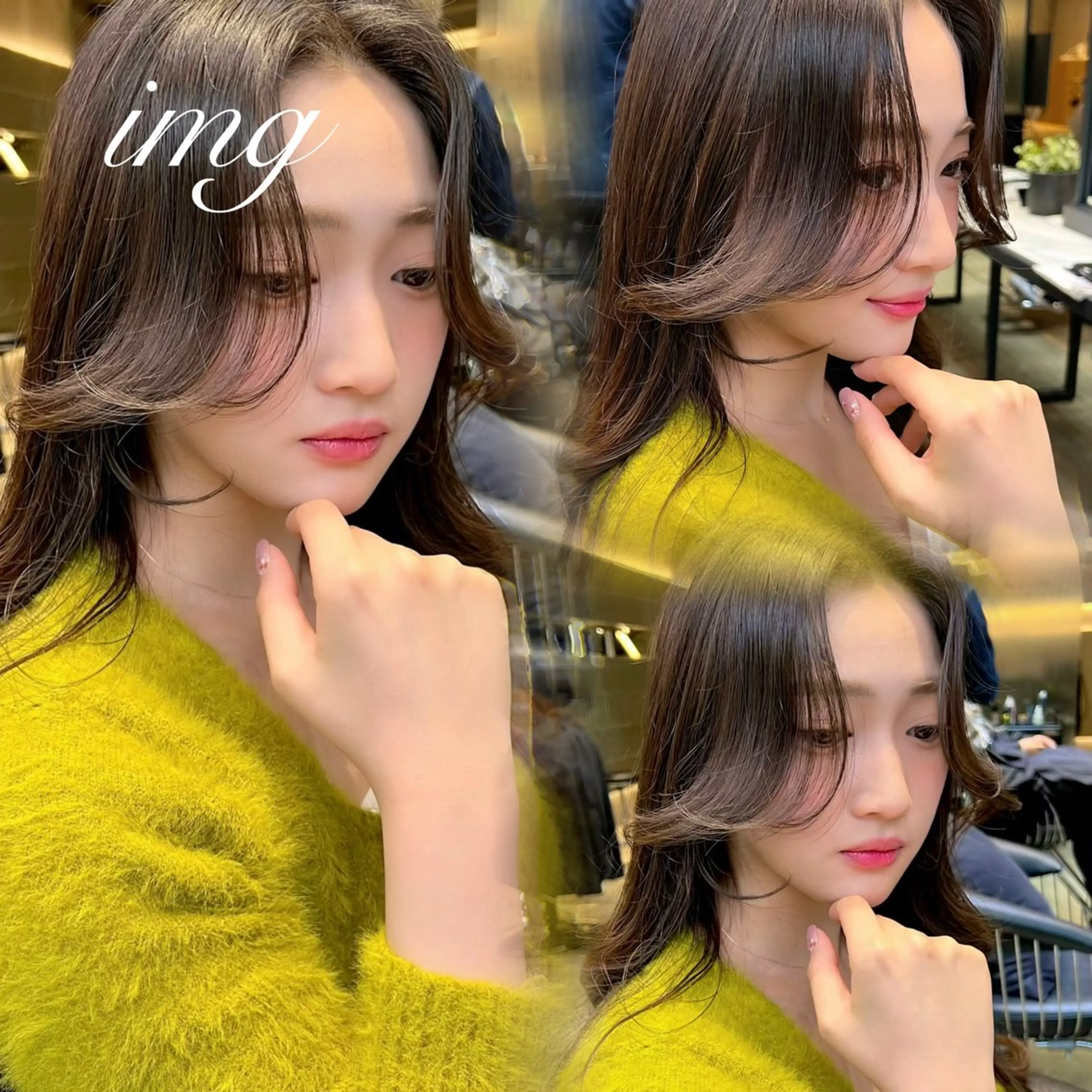 【💞前髪縮毛矯正＋クイックトリートメント💞】⚠️前髪のみの写真