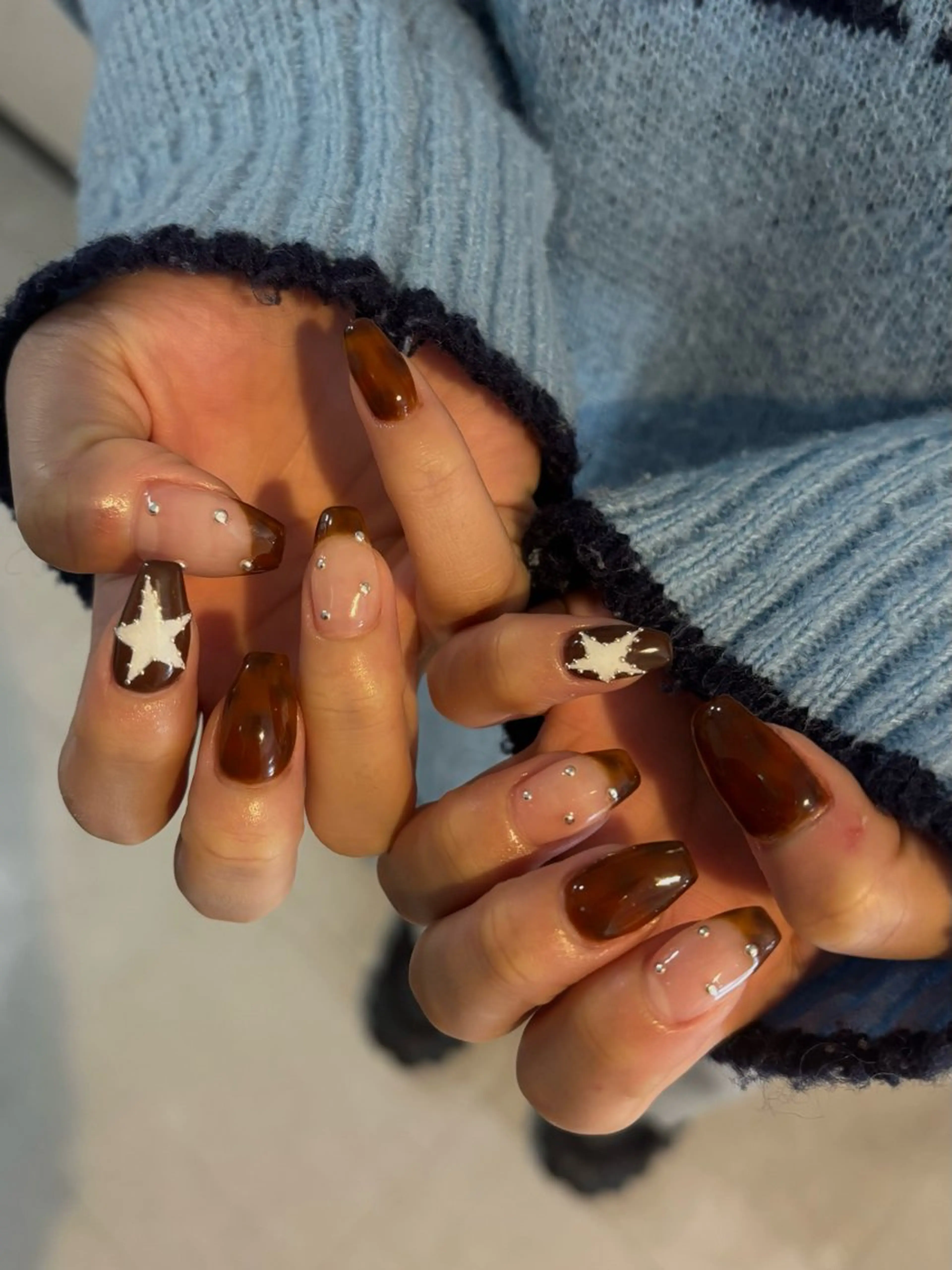 ネイル 持ち込み 永田 明茜のネイルデザイン