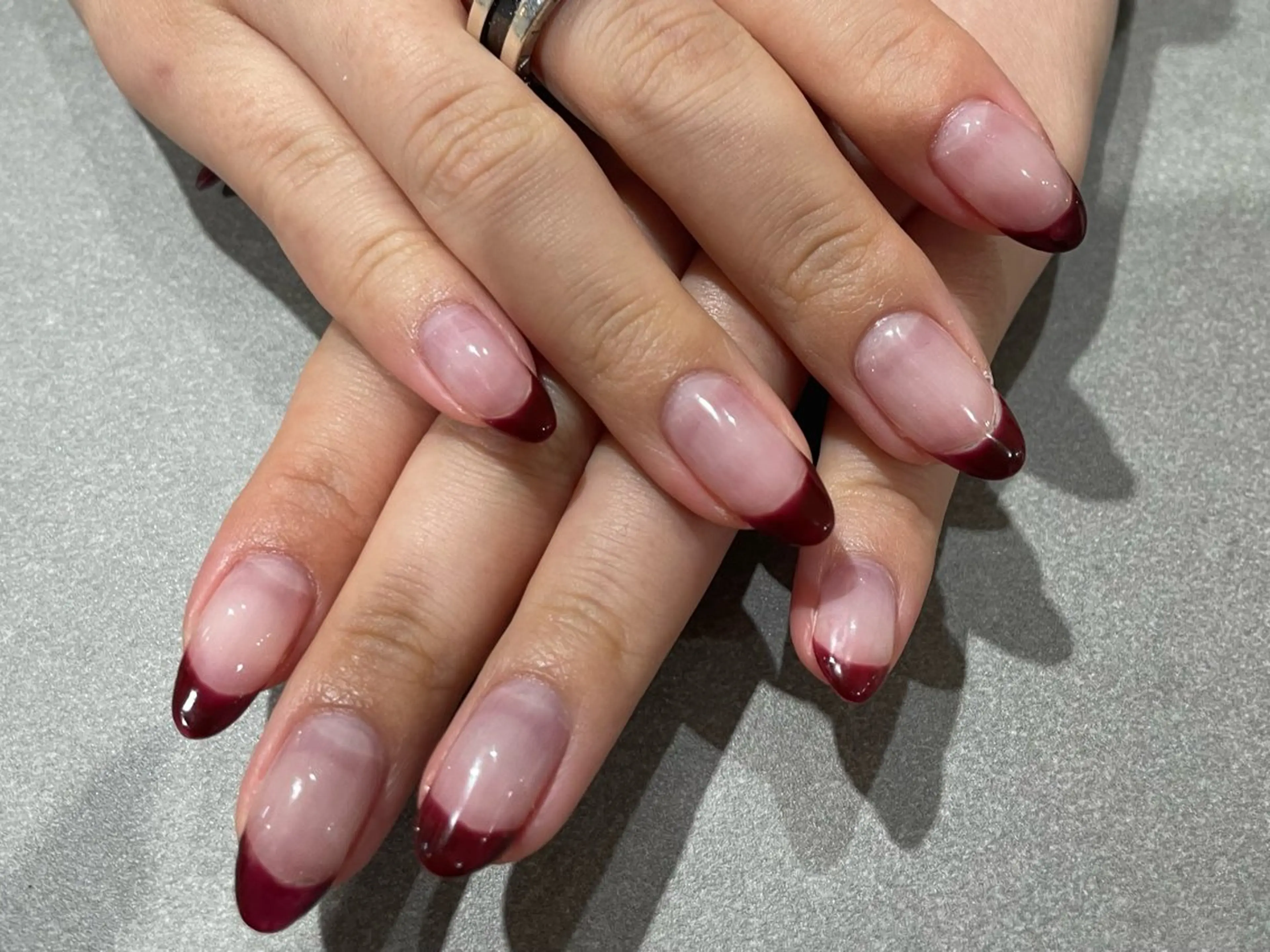 ネイル フレンチネイル ハンドネイル &robe 銀座店 yumekaのネイルデザイン