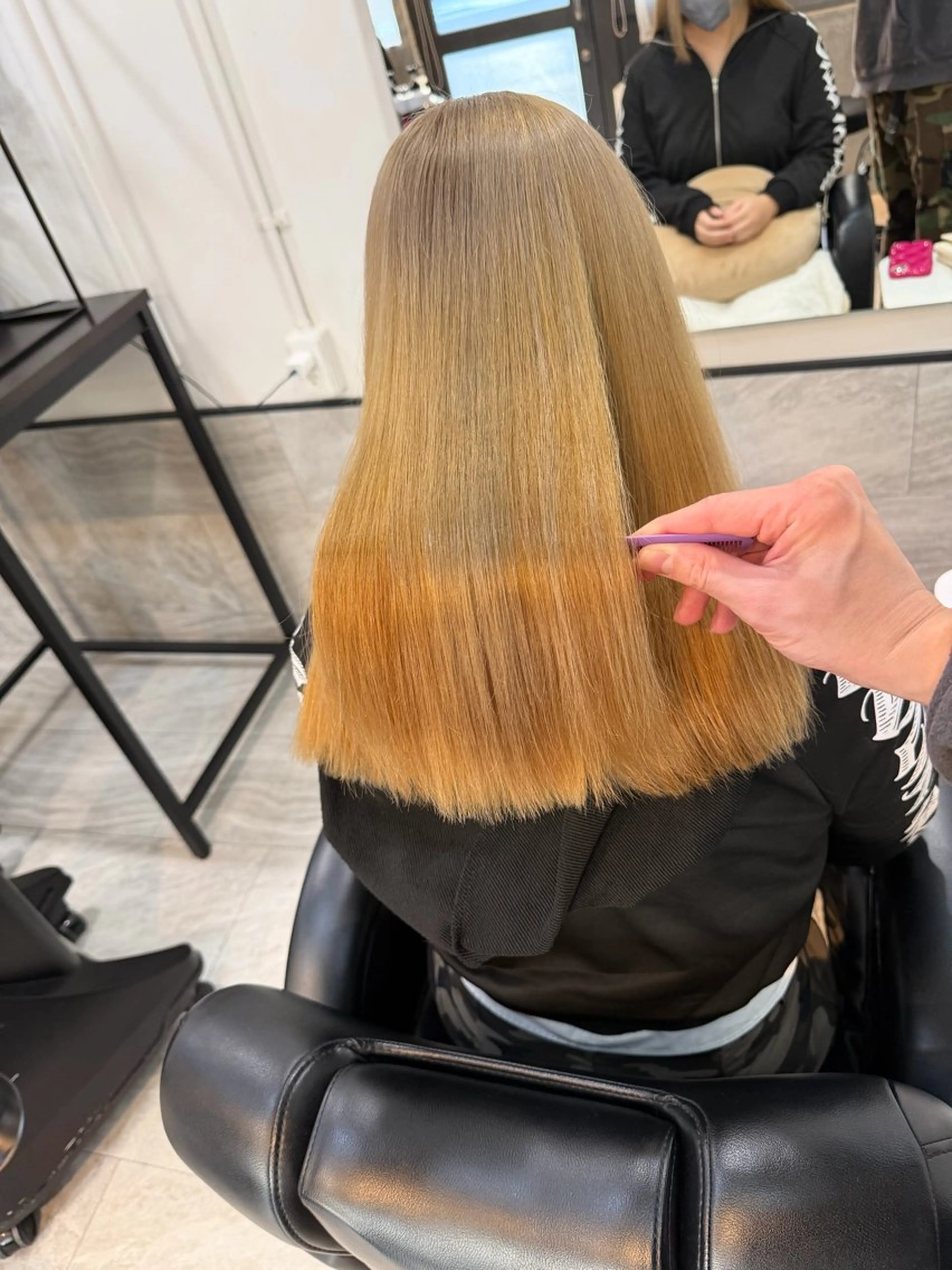 ロング カラー ベージュカラー ハイトーンカラー ハイトーンベージュ ブリーチ/髪質改善/ メンズ/ KOKIのヘアスタイル