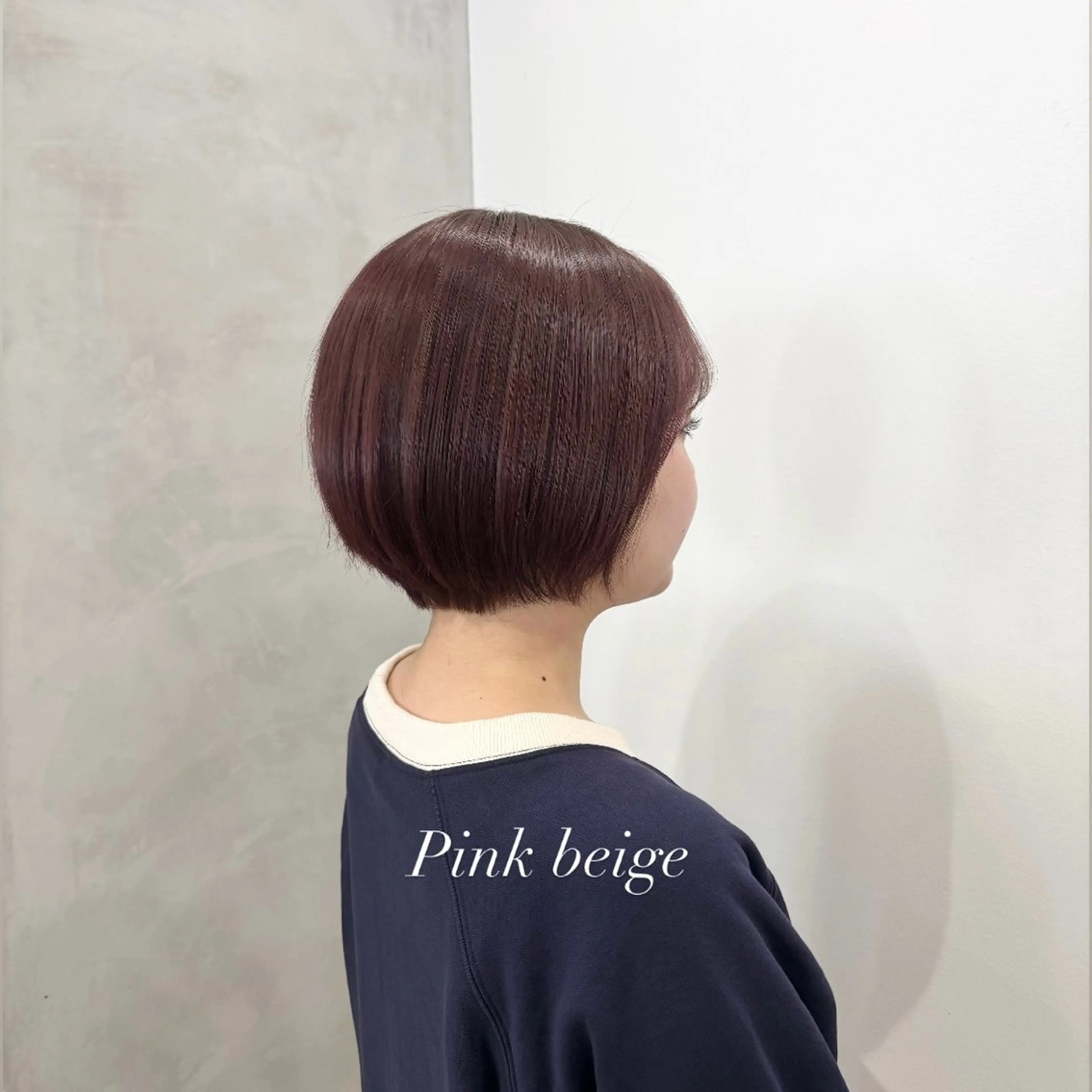 ショート カラー ヘアカラー トリートメント ヘッドスパ miku୨୧˖* 透明感モテカラーのヘアスタイル