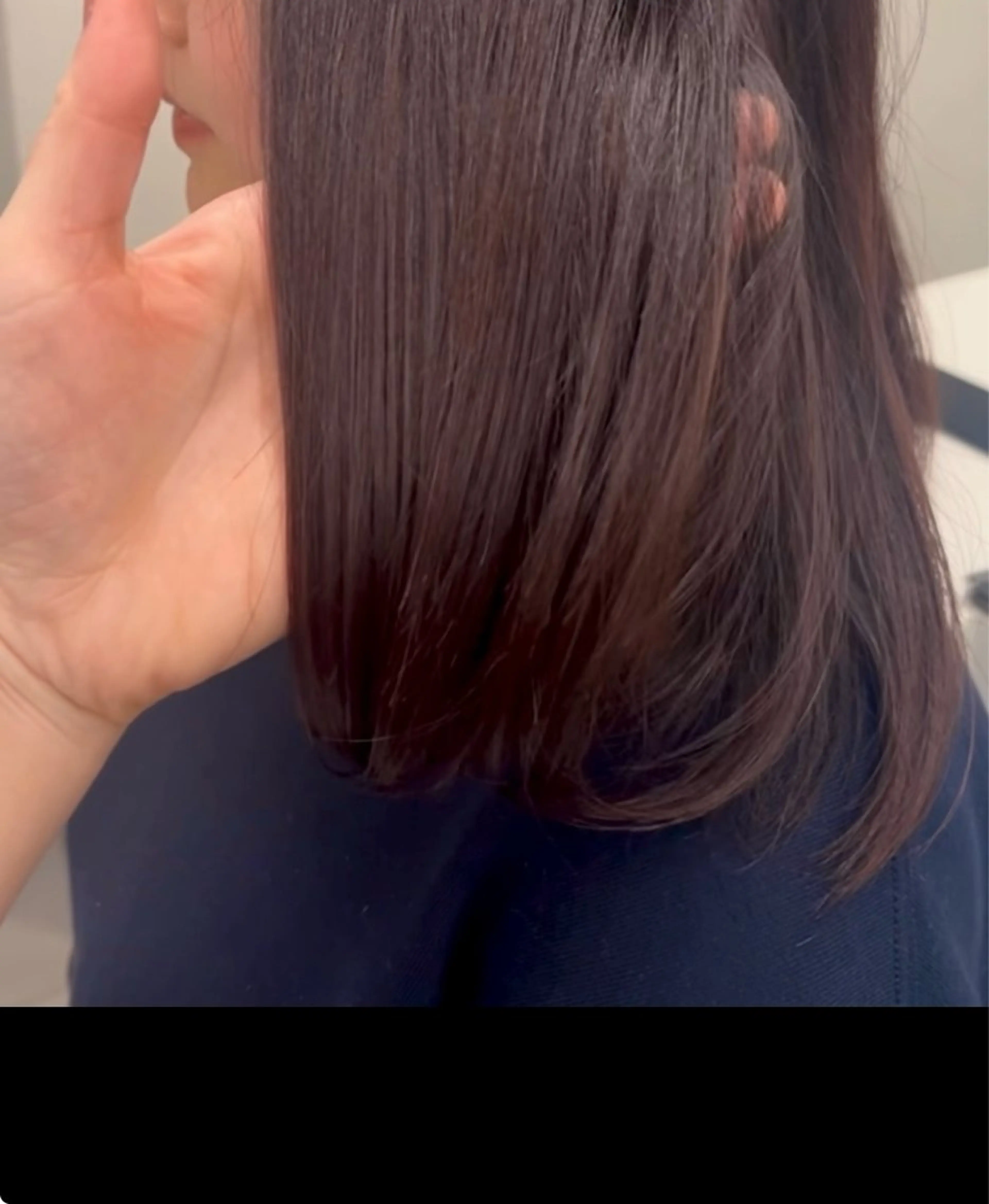 セミロング カラー パープルカラー レッドカラー BARBES TOKYO SOUTH所属・🤎💇🏻‍♀️✨ /万尋　マヒロのヘアスタイル
