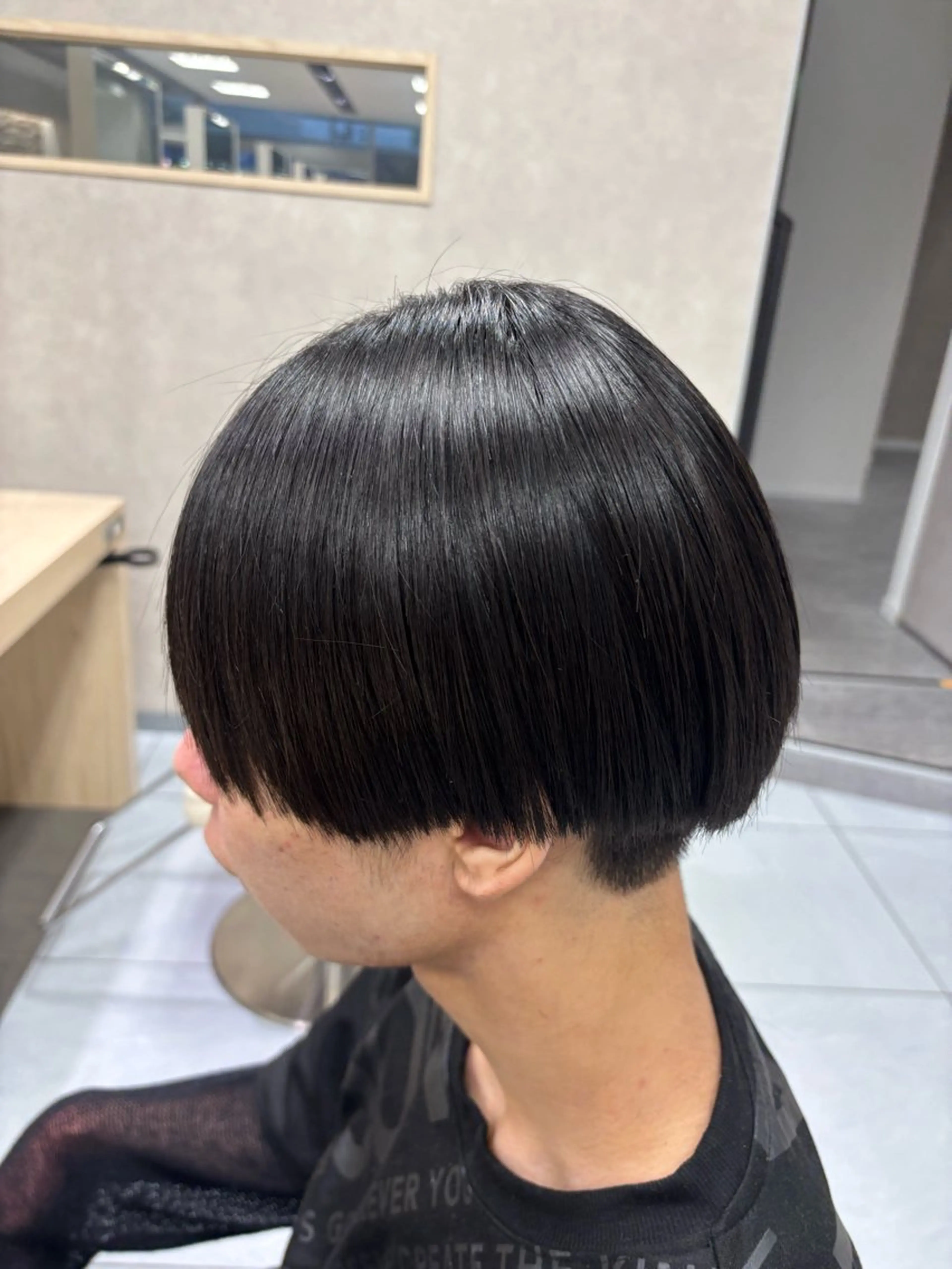 ショート メンズ カット 縮毛矯正 メンズ特化韓国風 パーマスタイル/りんのヘアスタイル