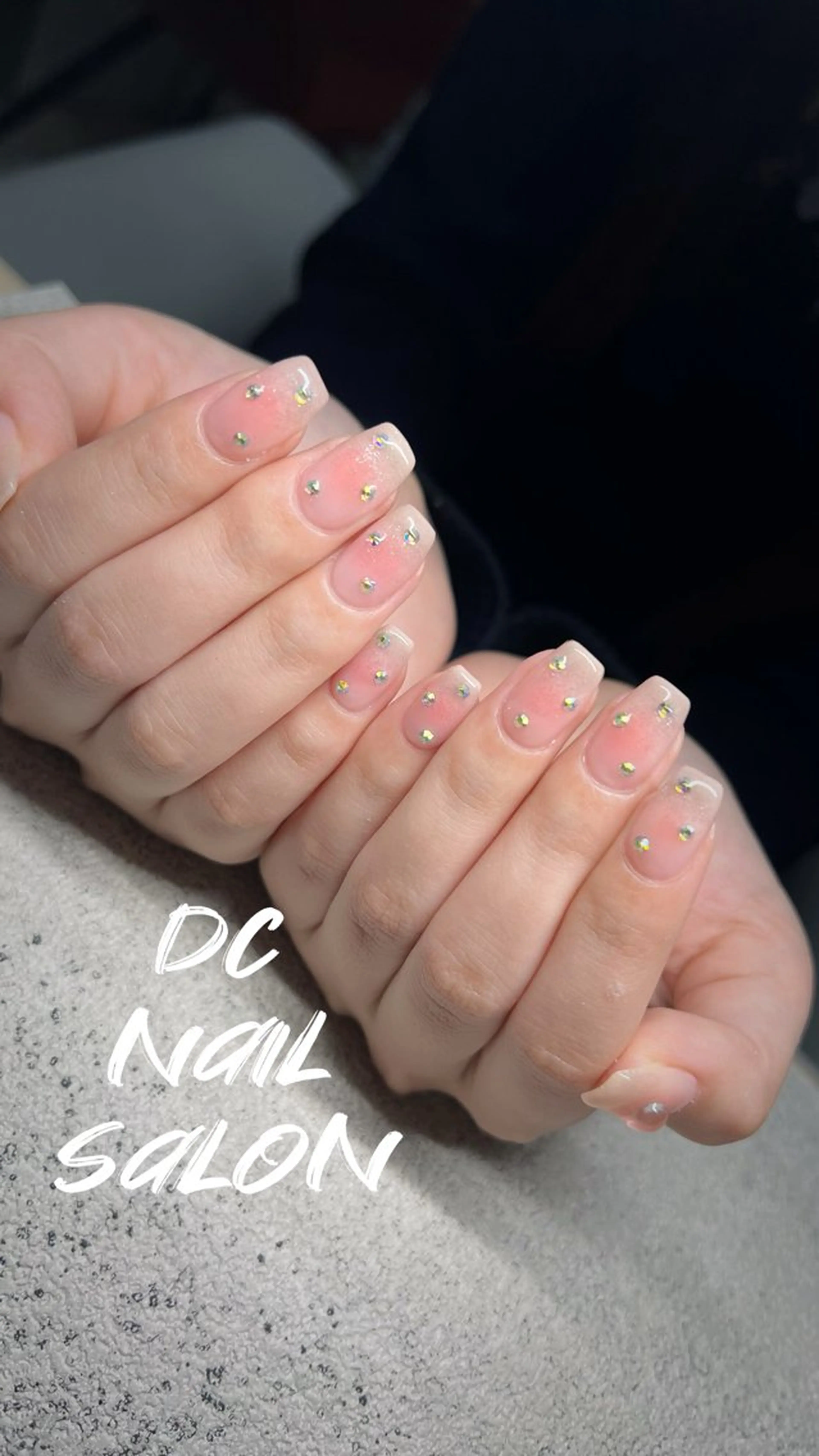 ネイル アートネイル 入学式 フレンチネイル ジェルネイル グラデーション ハンドネイル DC nail salonのネイルデザイン