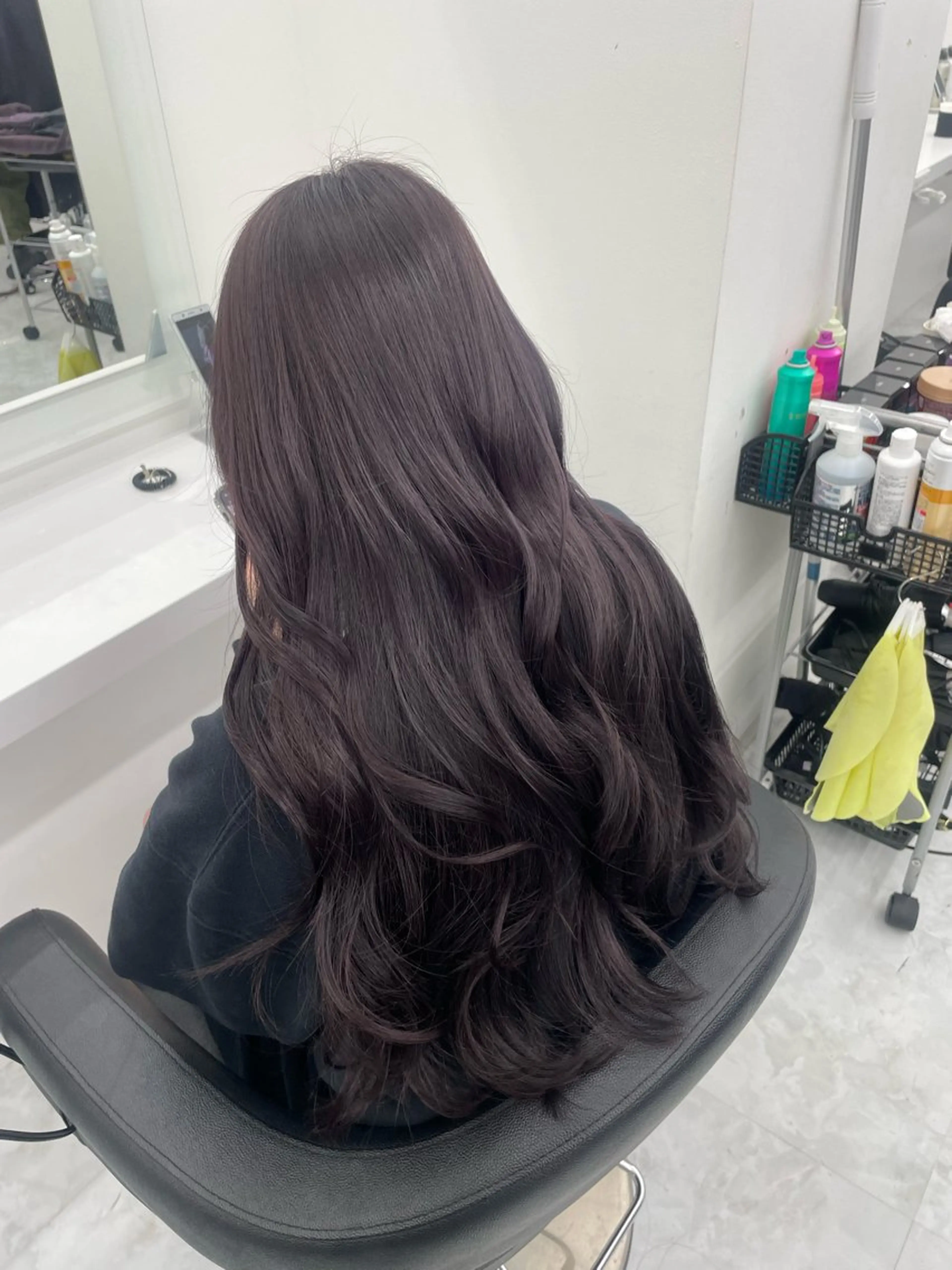ロング ヘアカラー トリートメント ヘアセット GO TODAY SHAiR SALON所属・🤍韓国トレンド ヘア🤍miku🤍のヘアスタイル