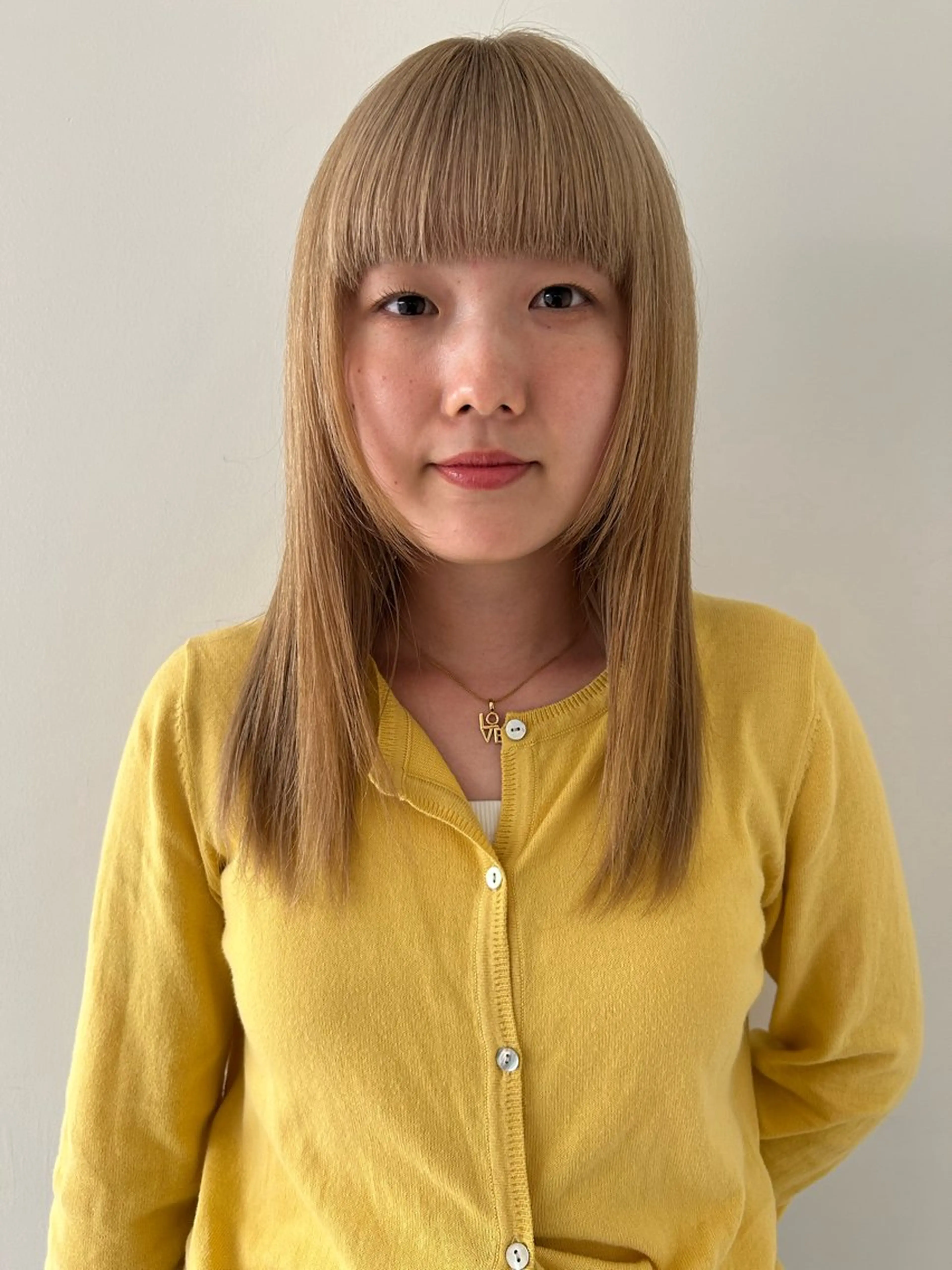 ミディアム カラー ヘアカラー トリートメント lomalia daisukeのヘアスタイル