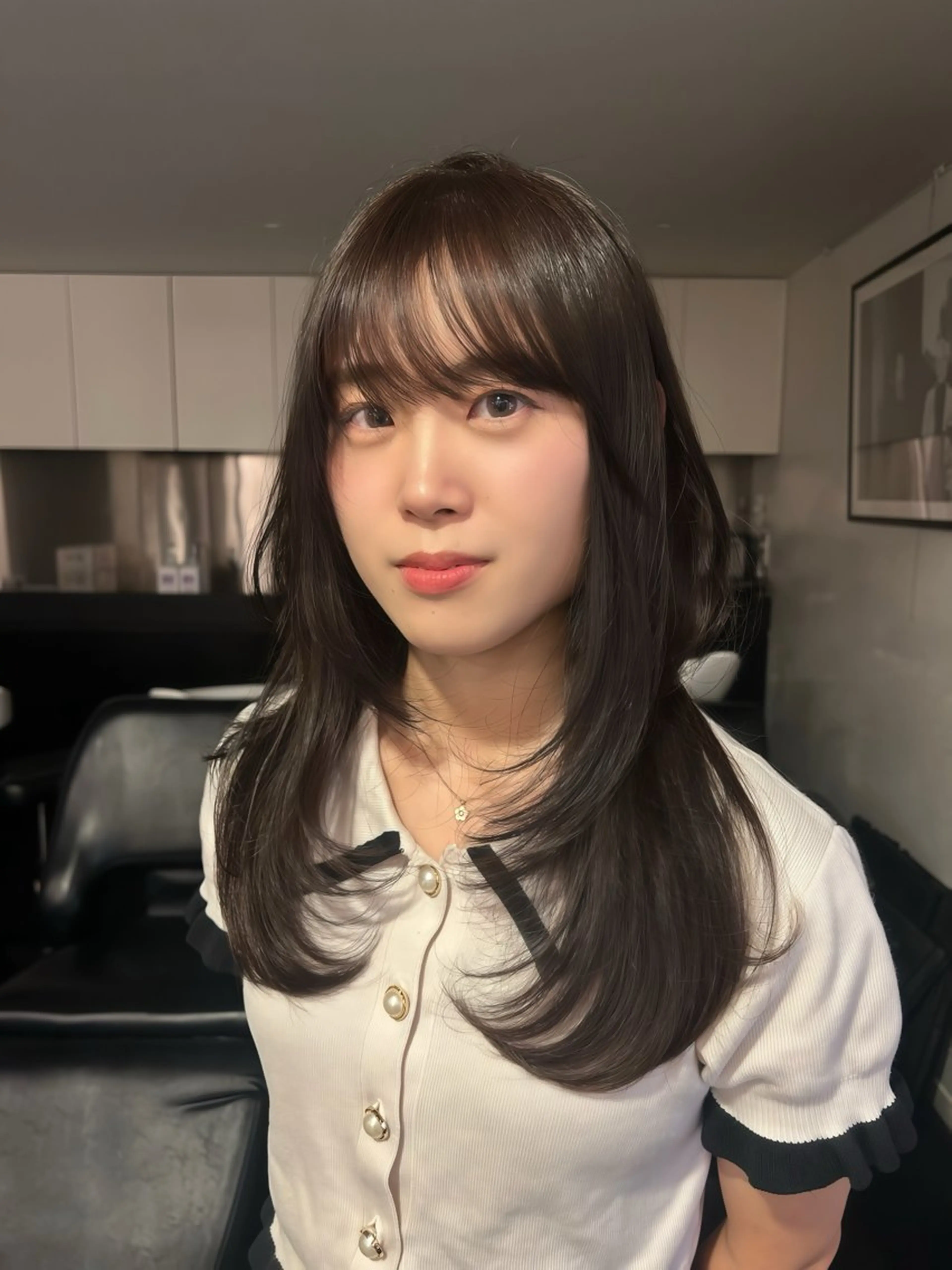 セミロング 中島 主貴のヘアスタイル