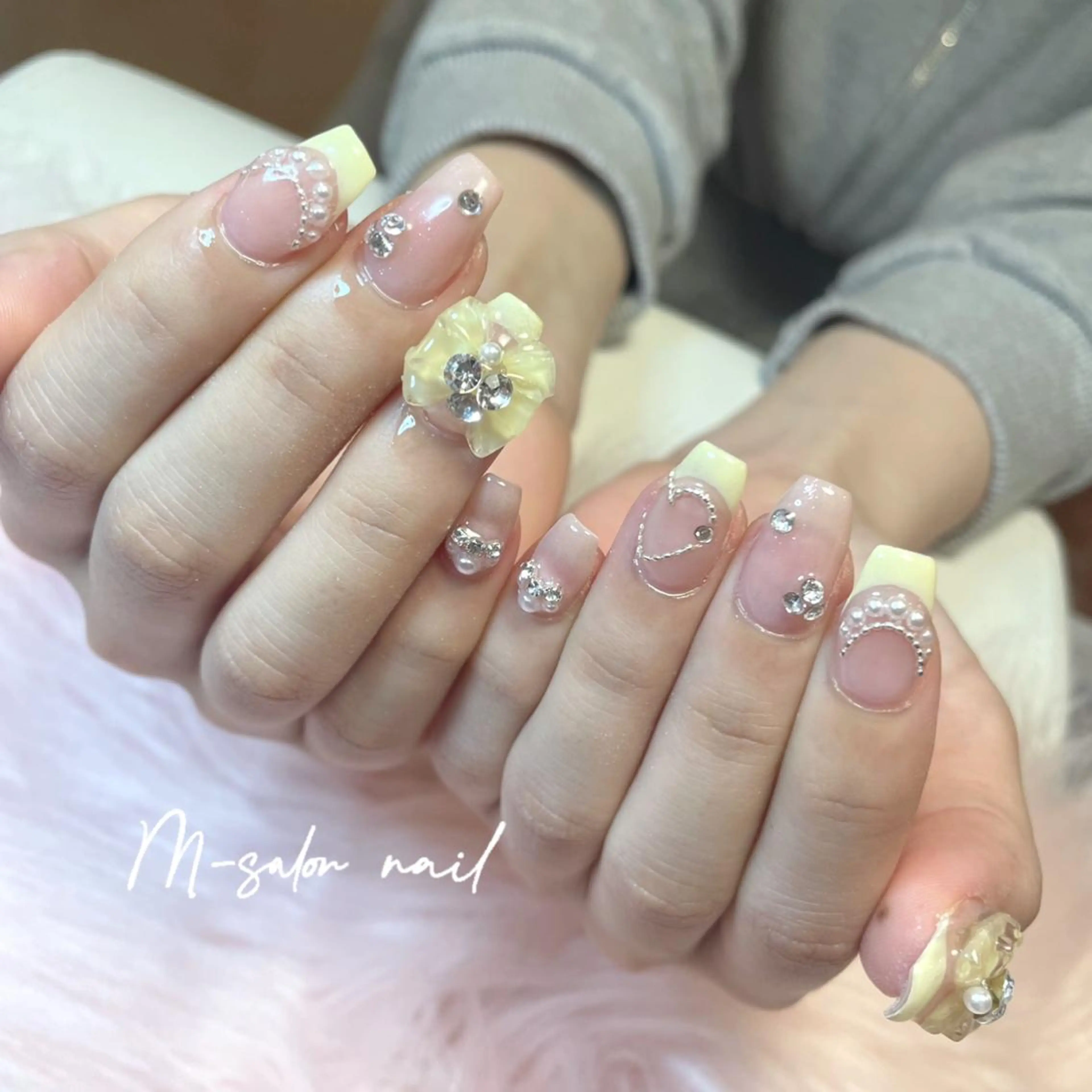 ネイル ハンドネイル 韓国/網紅/パーツ M-salonのネイルデザイン
