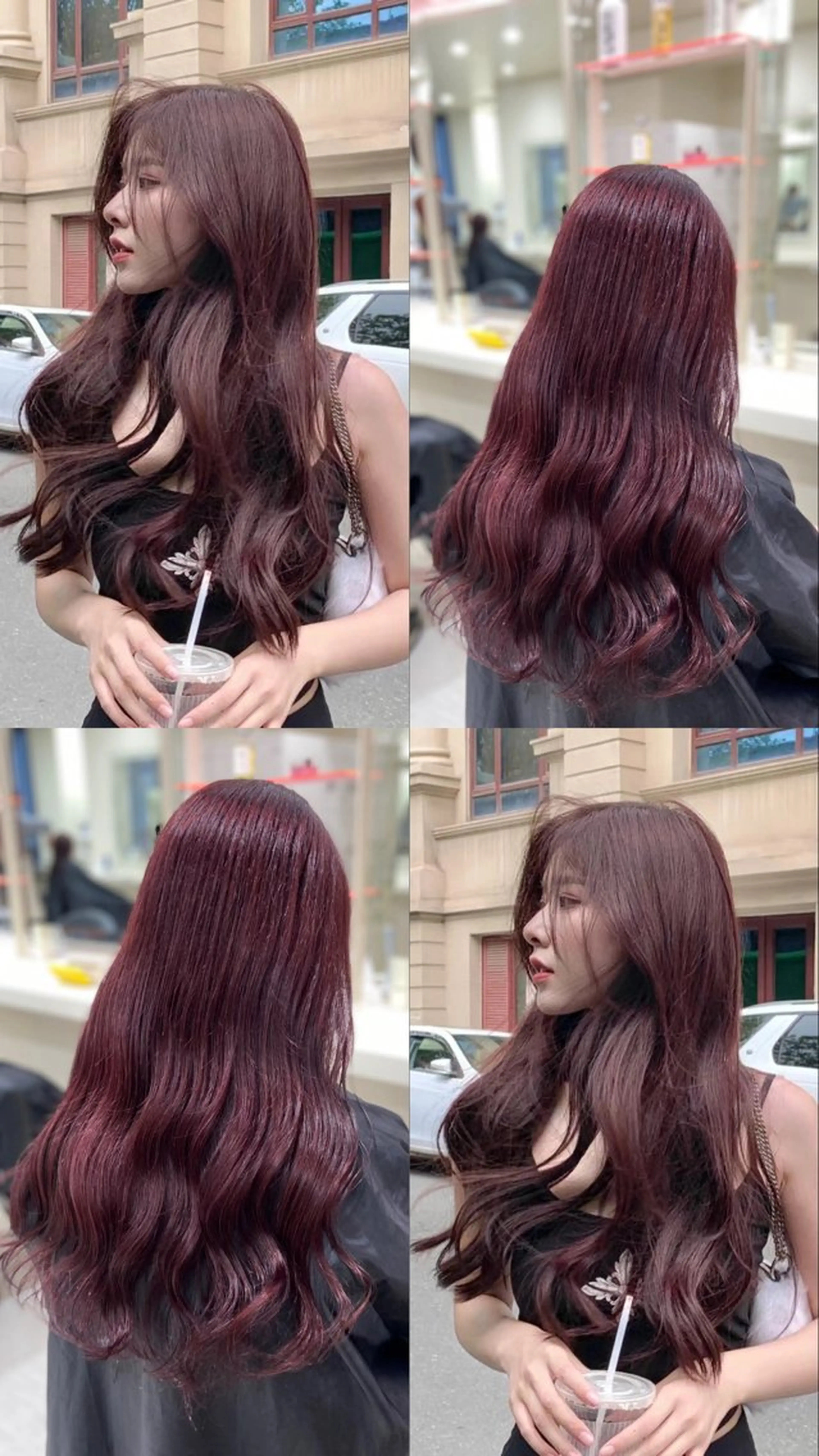 ロング カラー カット ヘアカラー 🤍韓国大人っぽ ベージュMAI🤍のヘアスタイル