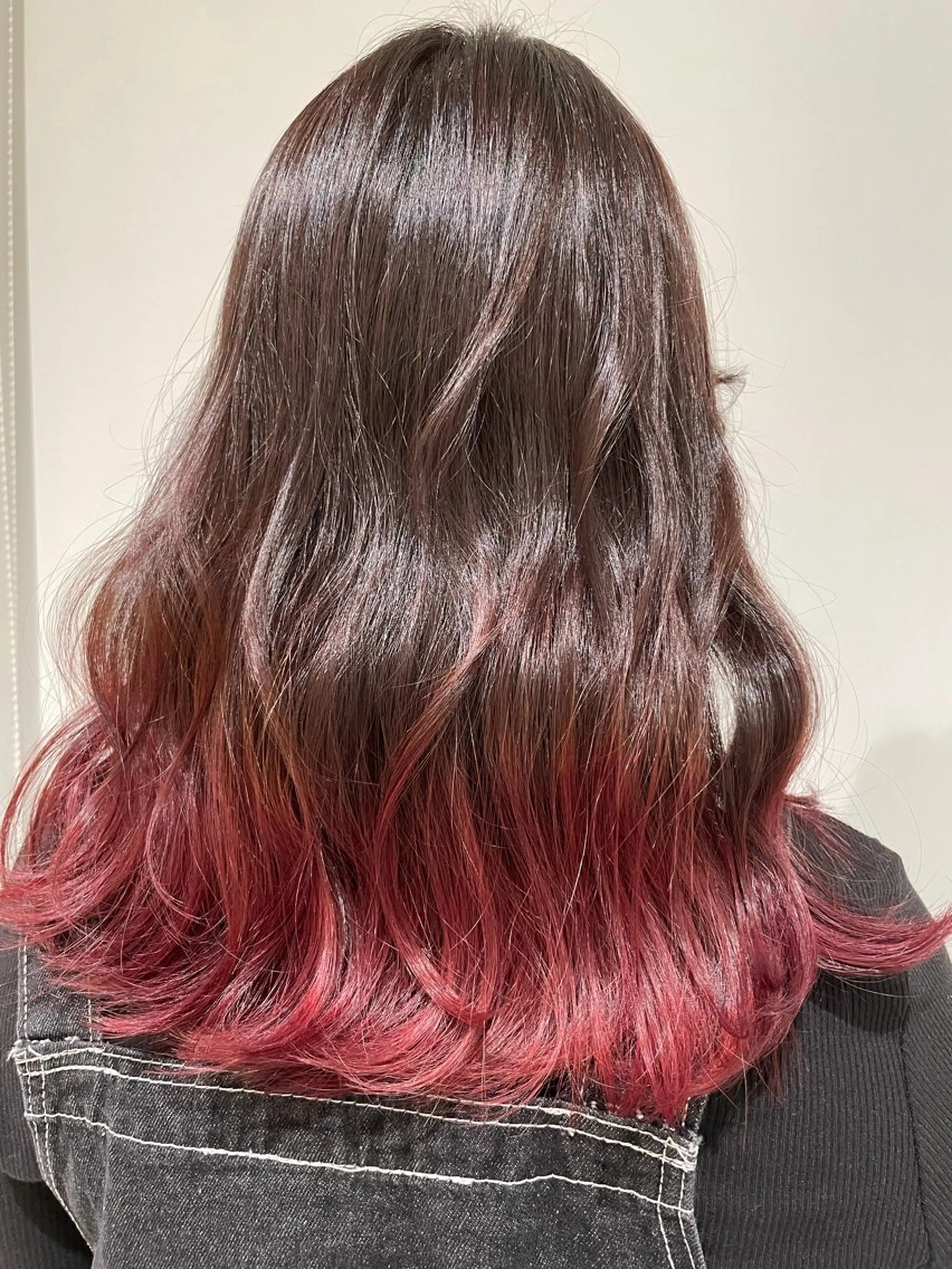 セミロング カラー 髪質改善/艶カラー/ メンズパーマ/松井のヘアスタイル