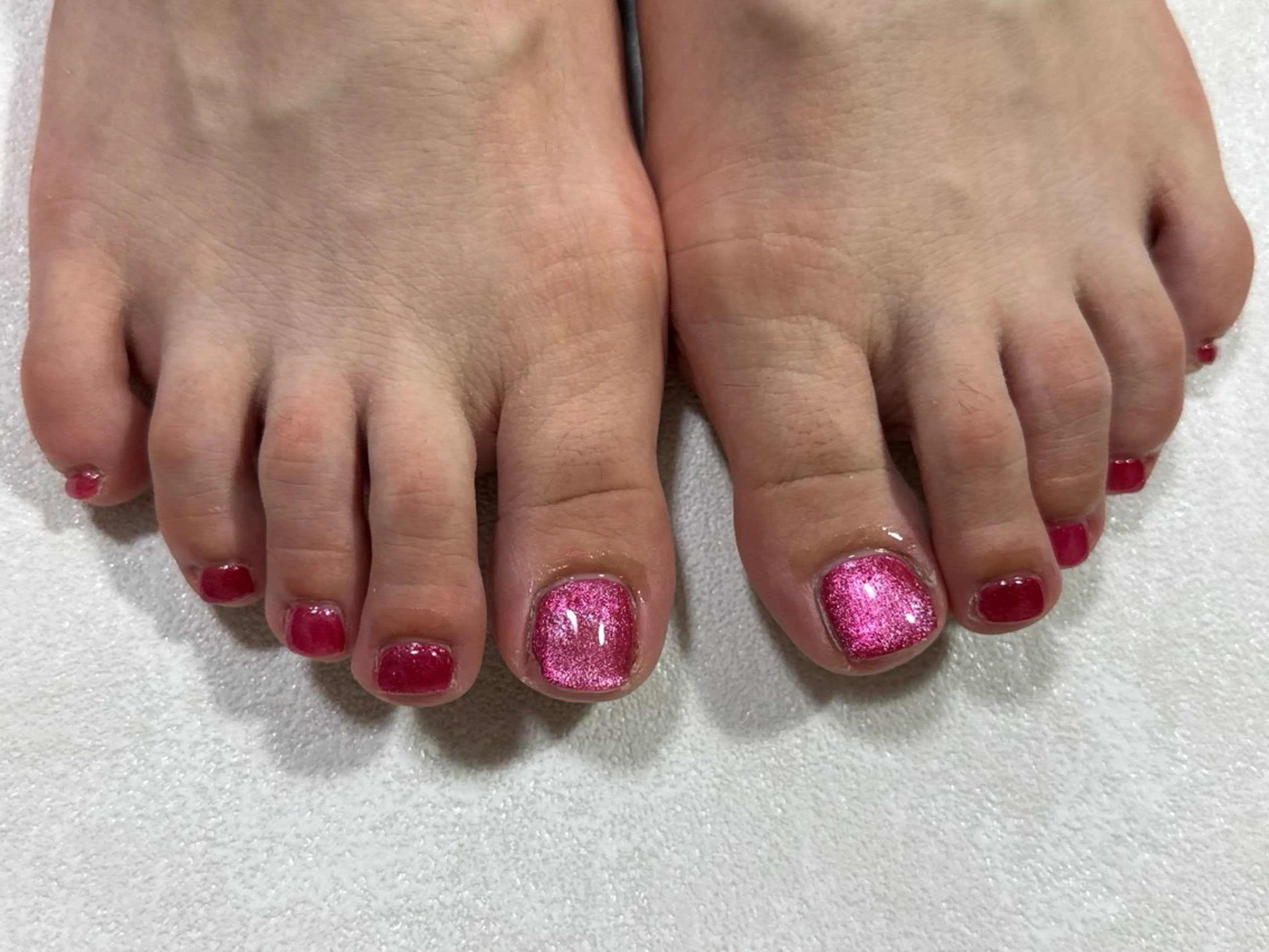 ネイル フットネイル ジェルネイル マグネットネイル パラジェル 春ネイル フットネイル Mogu nail 二子玉川のネイルデザイン