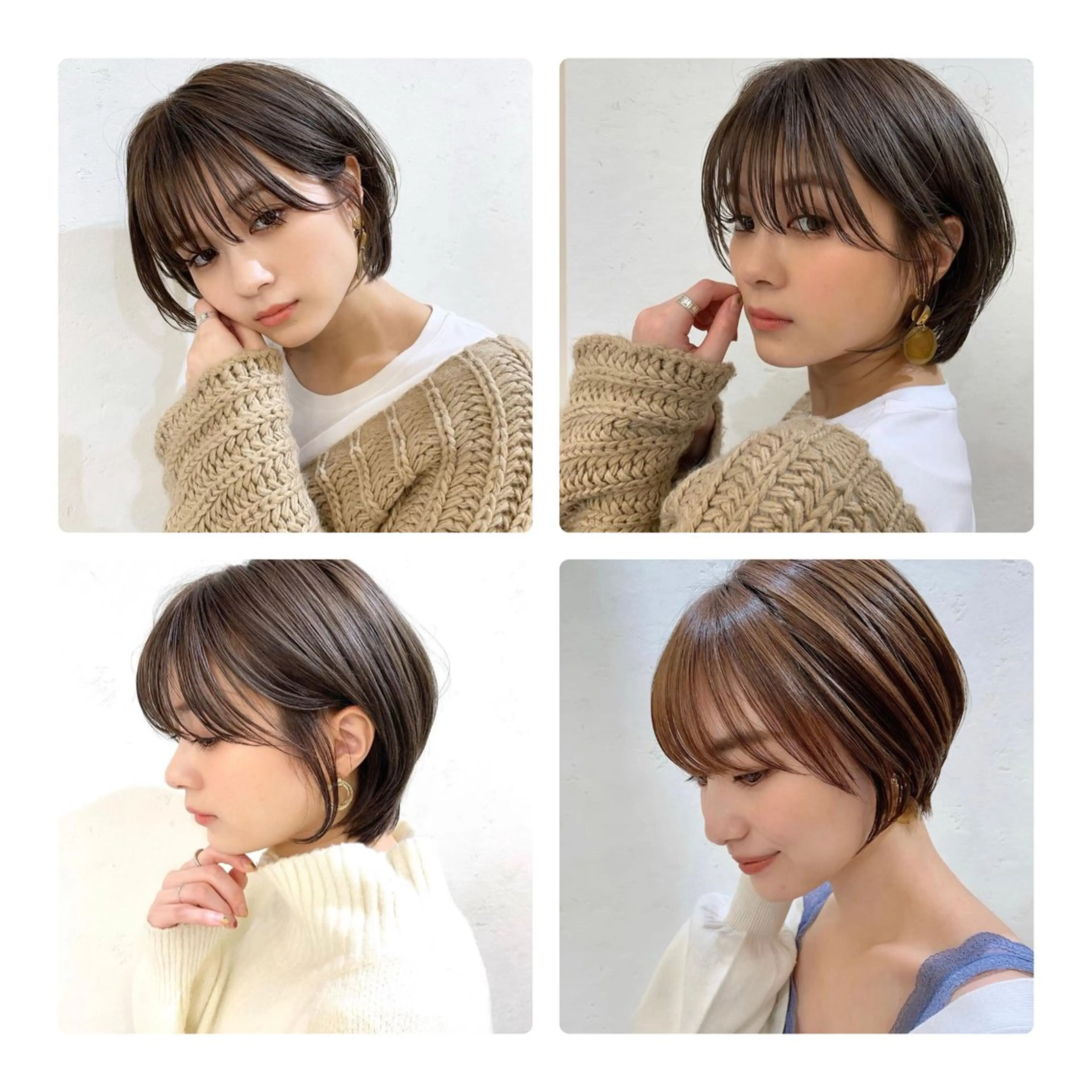 ショート ｜透明感｜レイヤー｜ カラー｜大石晴也🦋のヘアスタイル