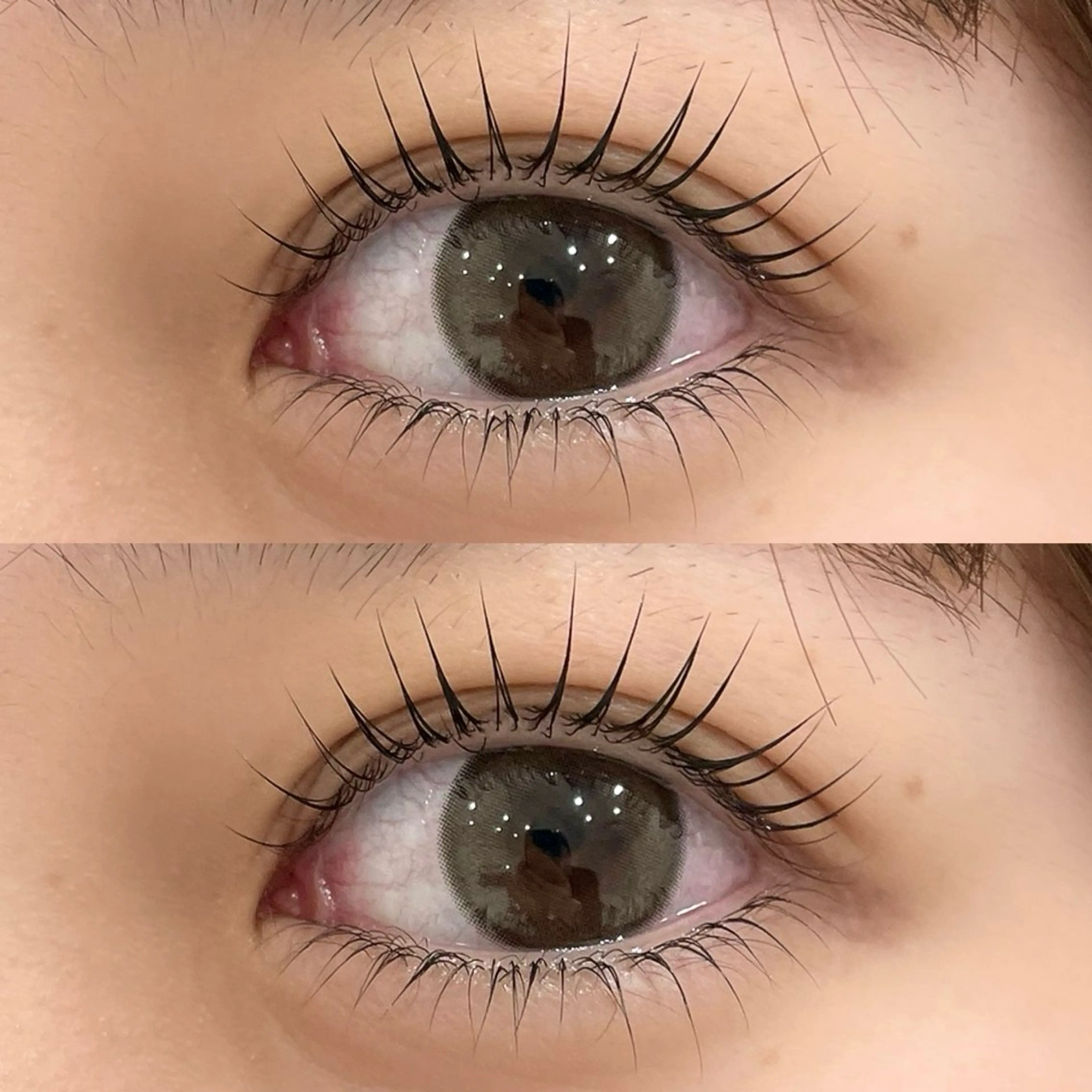 上下まつ毛パーマの写真