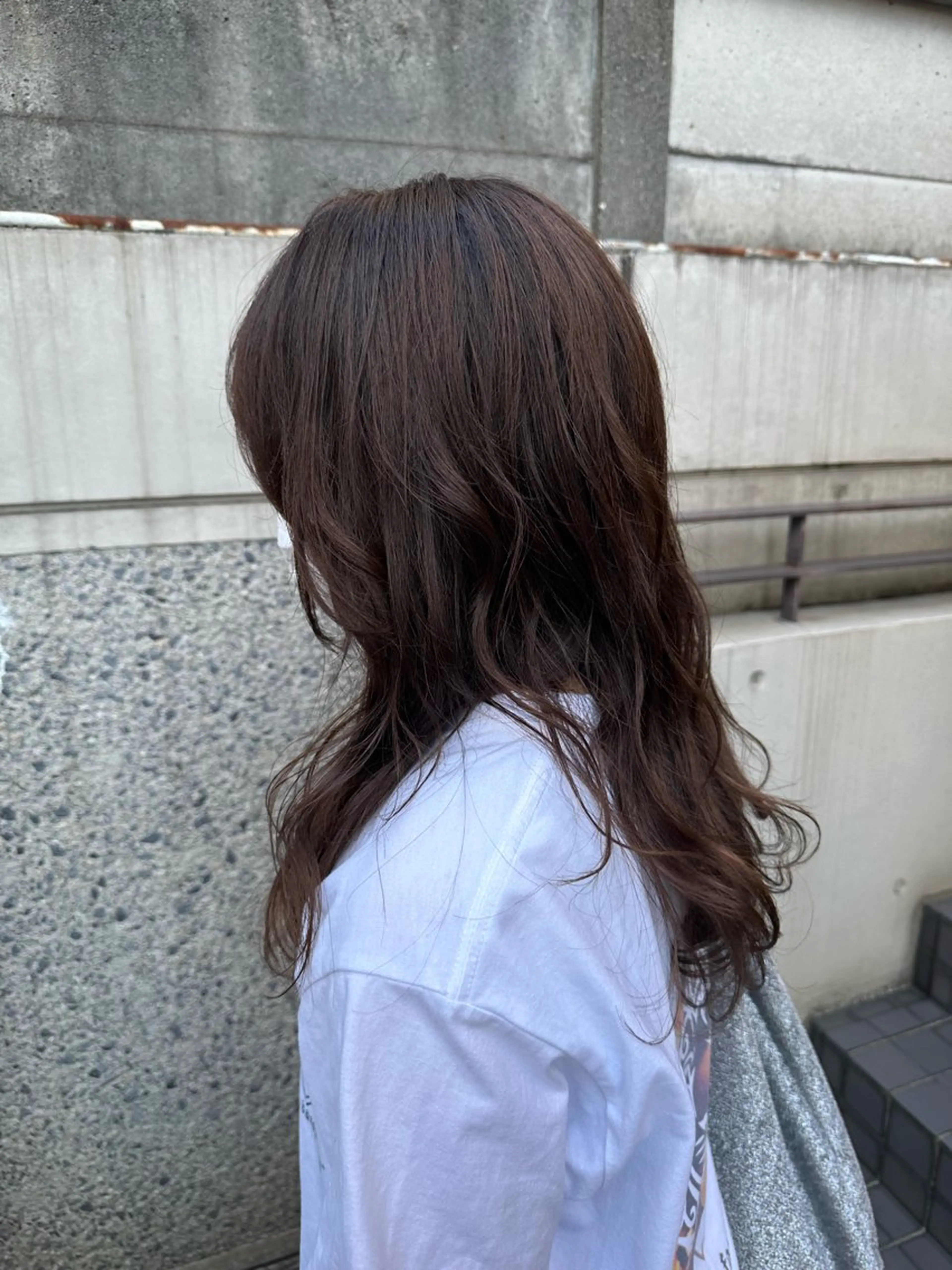 セミロング カラー ヘアアレンジ カット ヘアカラー トリートメント ヘッドスパ ひな ALBA🐰三鷹のヘアスタイル