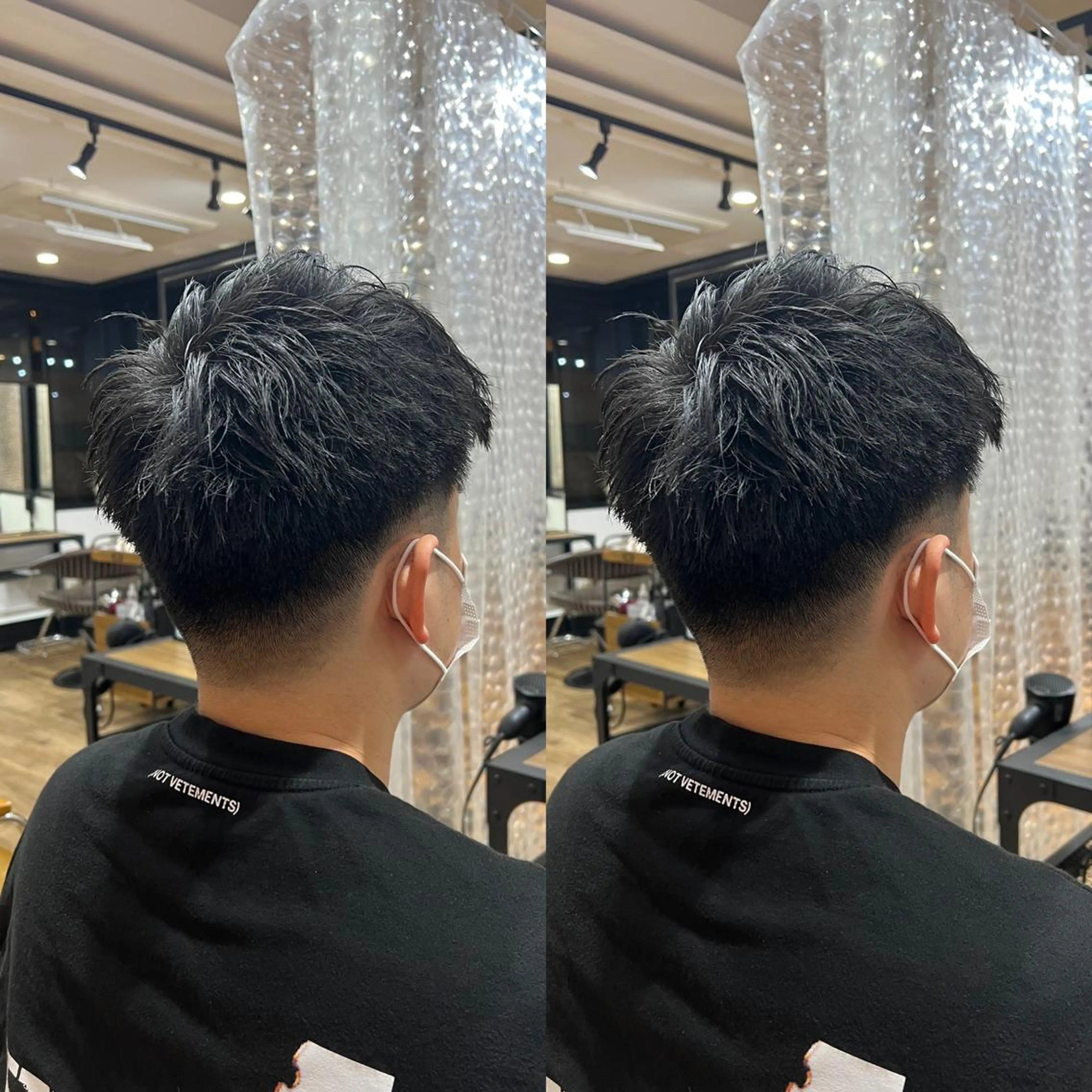 ショート メンズ カット センターパート /植田のヘアスタイル