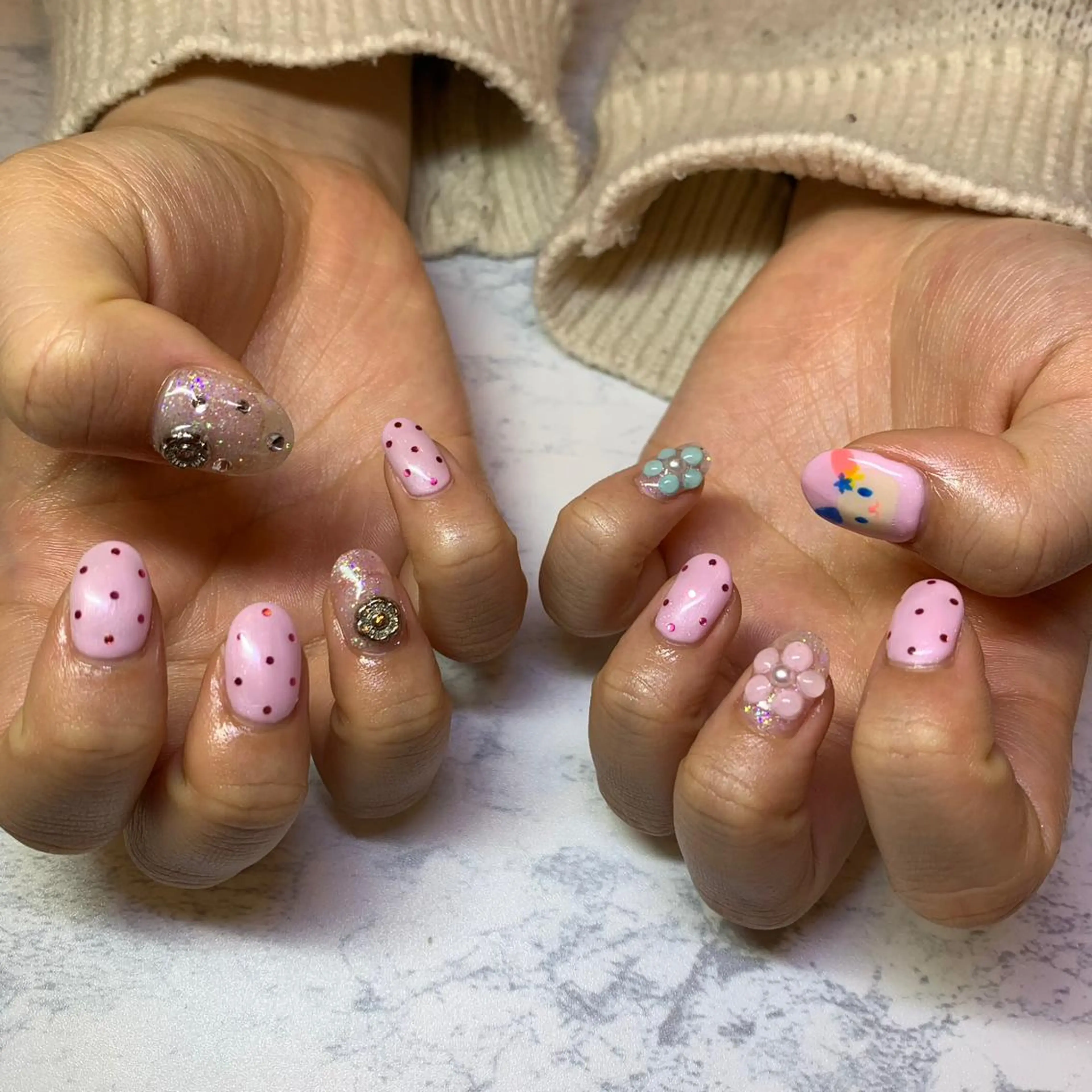 ネイル ハンドネイル malibu hair resort大泉店所属・kalon💅 SEIRAのネイルデザイン
