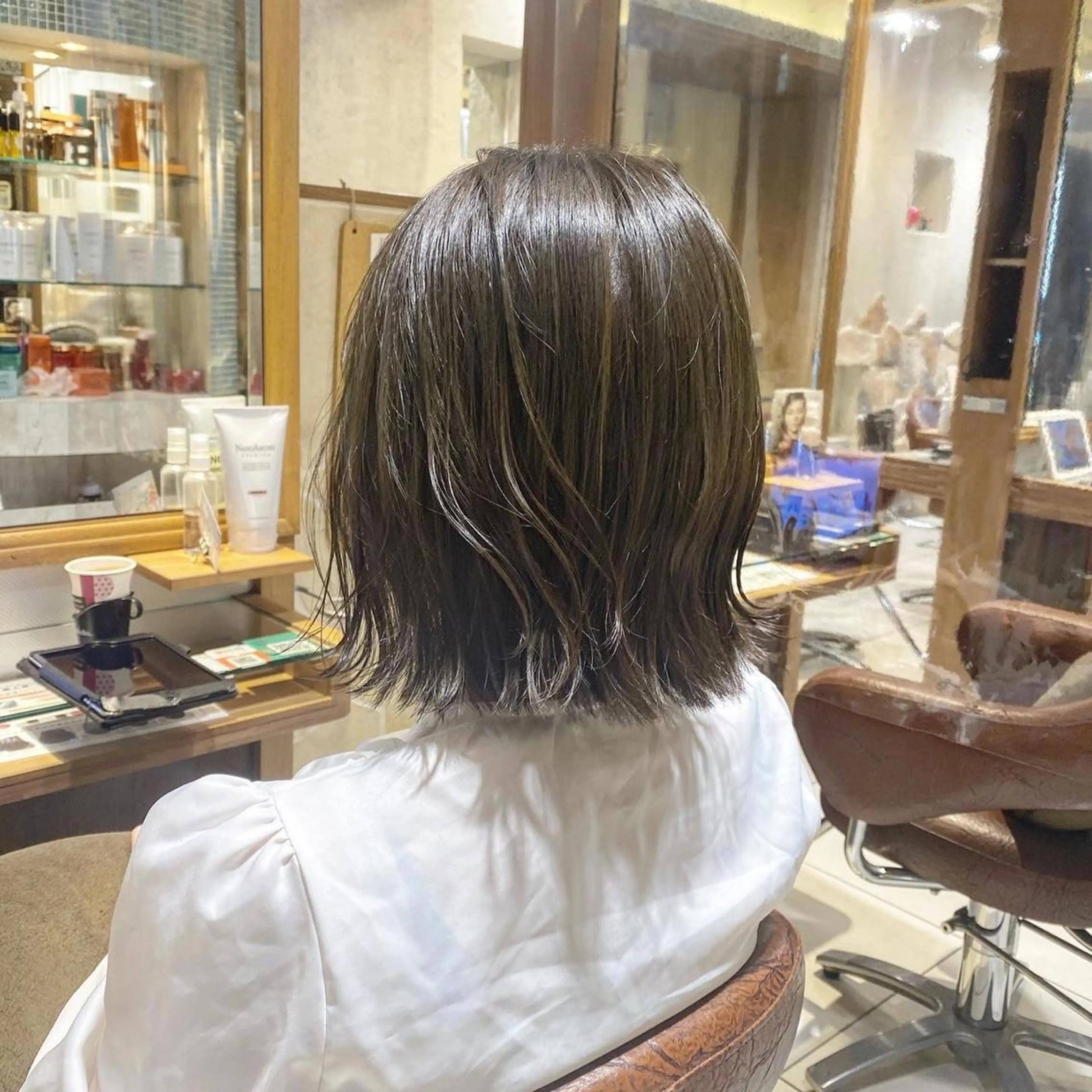 ミディアム hairproducearoma所属・ヘアプロデュース aromaのヘアスタイル