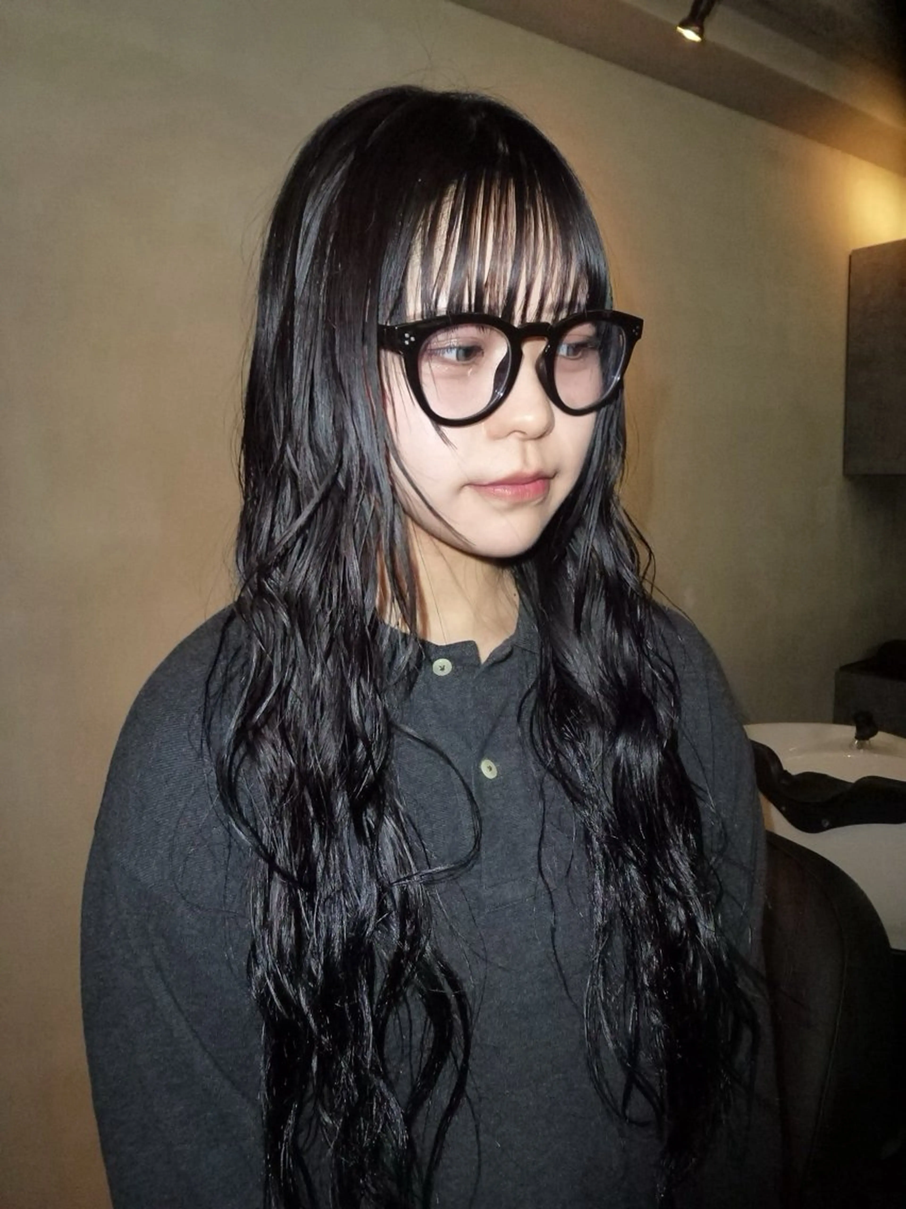 ロング MISAKI🪐 縮毛矯正のヘアスタイル