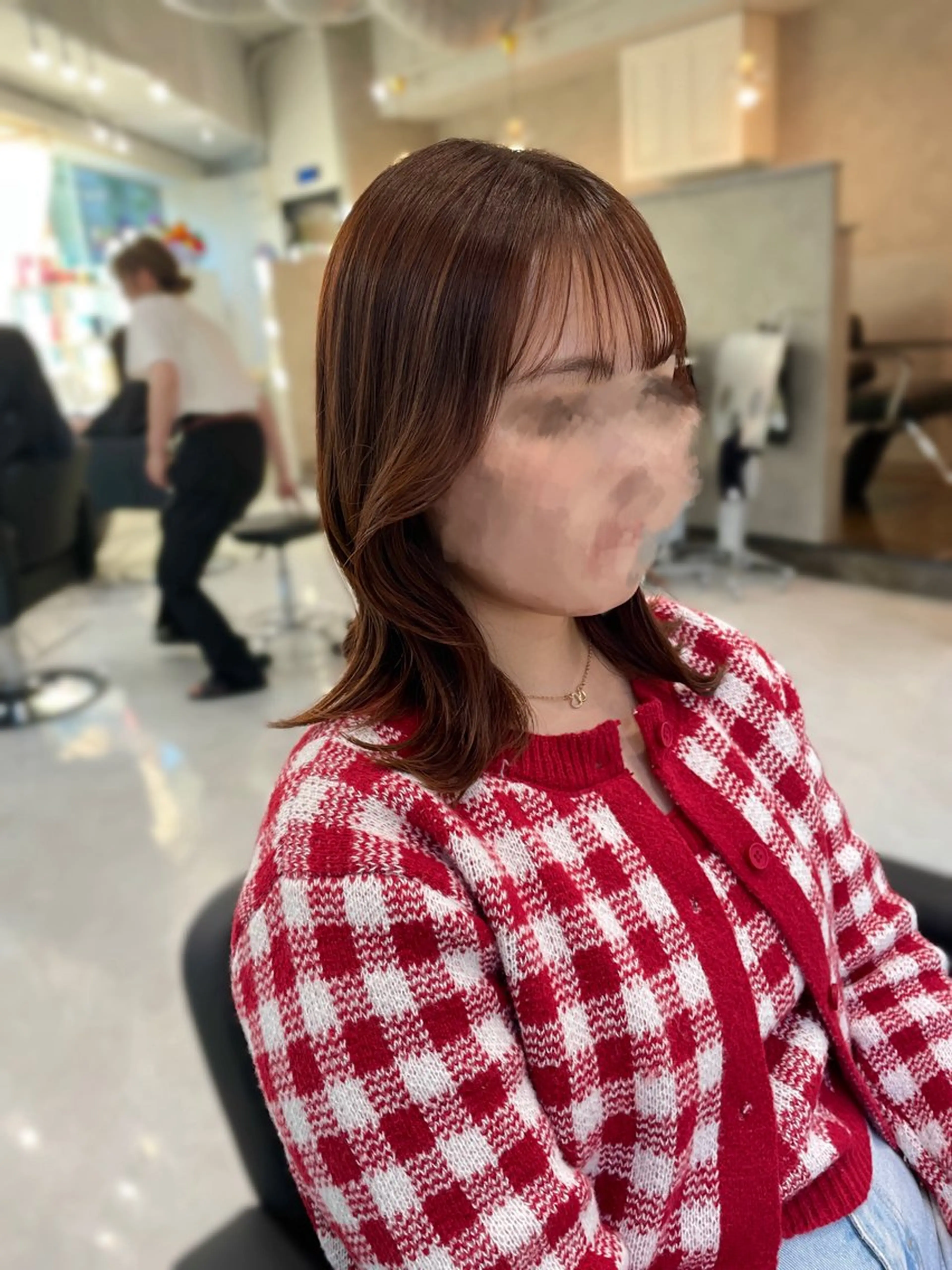 ミディアム ヘアカラー Hana ♡ marshu梅田のヘアスタイル