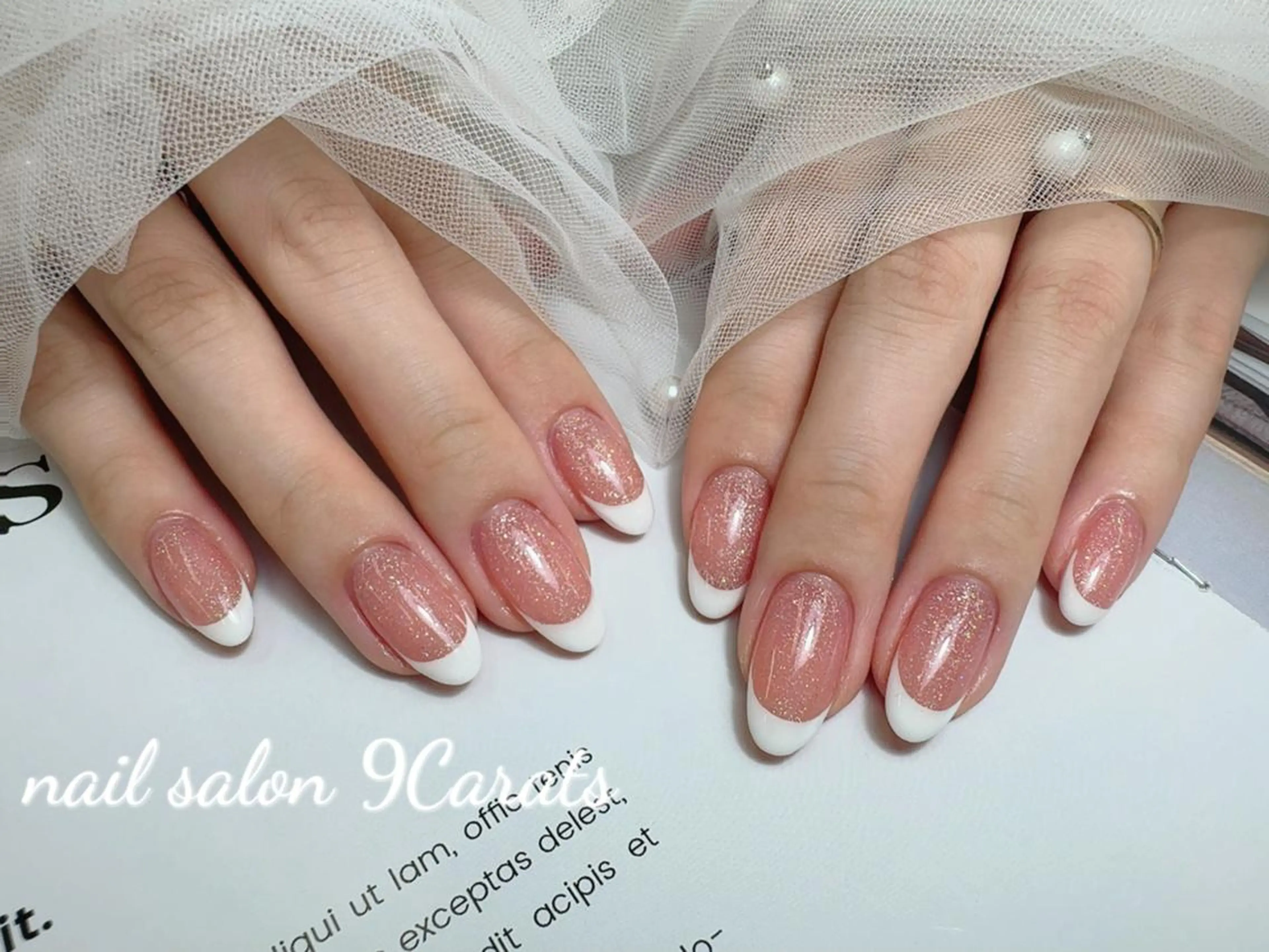 ネイル 💜ワンホンネイル ナインカラット💎のネイルデザイン