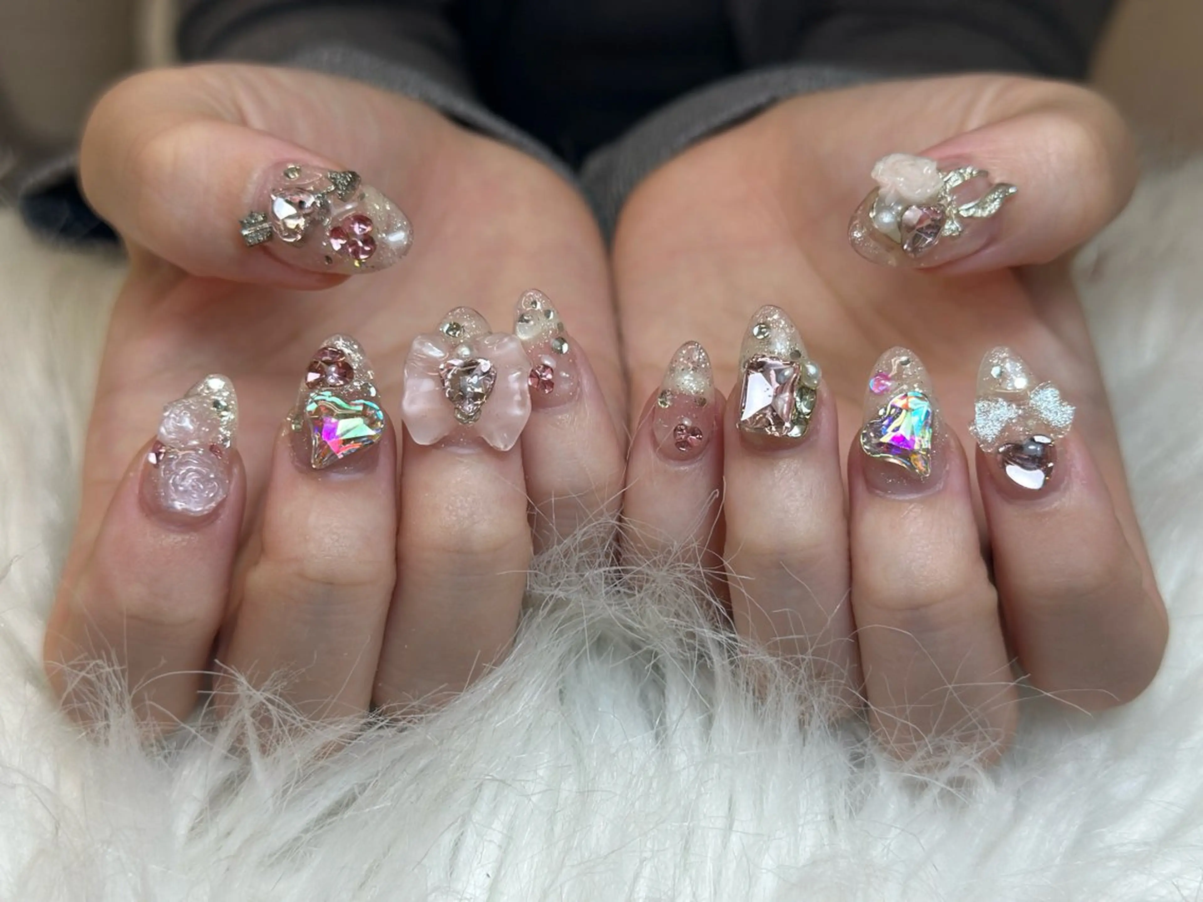 ネイル アートネイル ジェルネイル マグネットネイル ハンドネイル JennNail_ マオのネイルデザイン