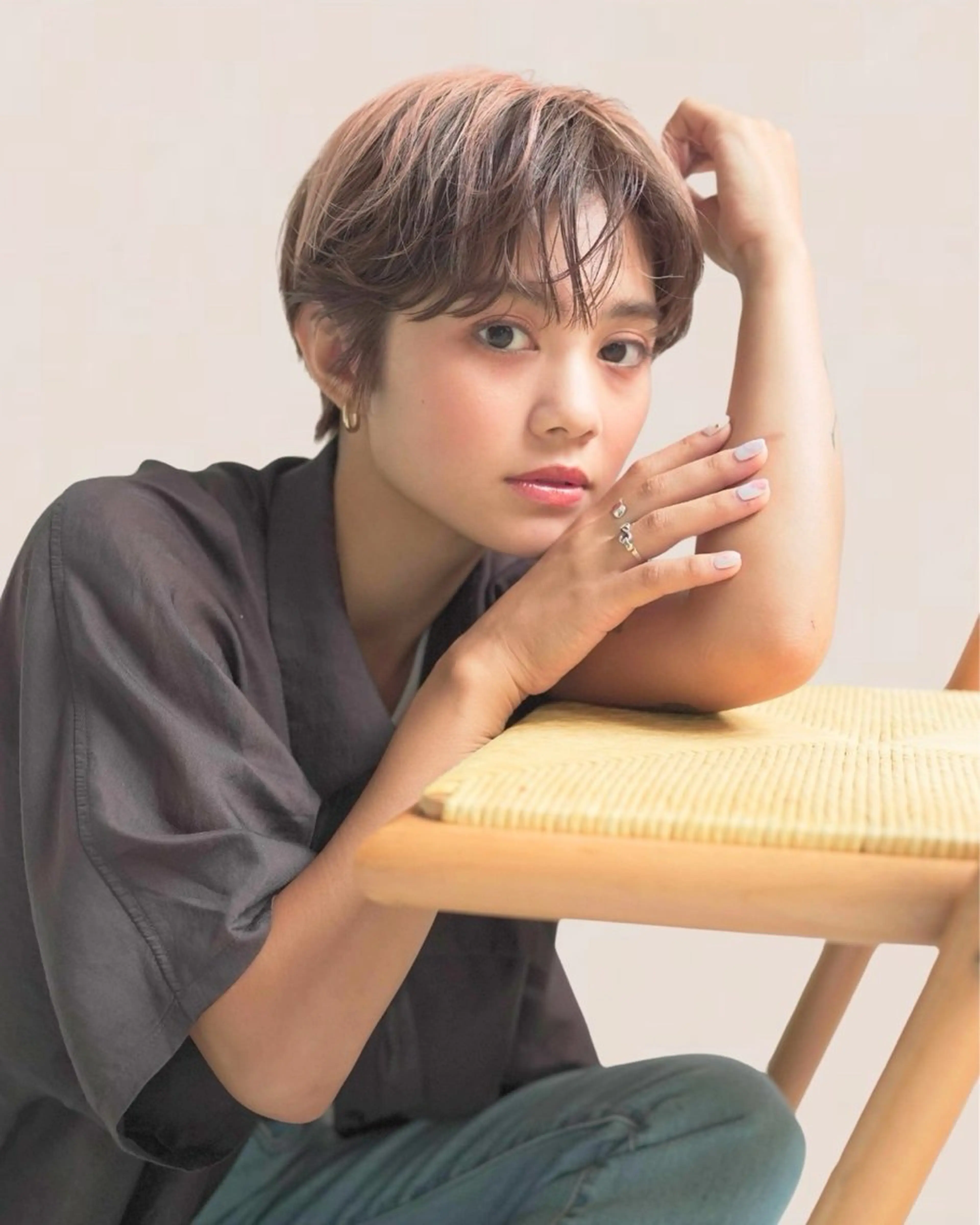 ショート カラー Joule 建山美友のヘアスタイル