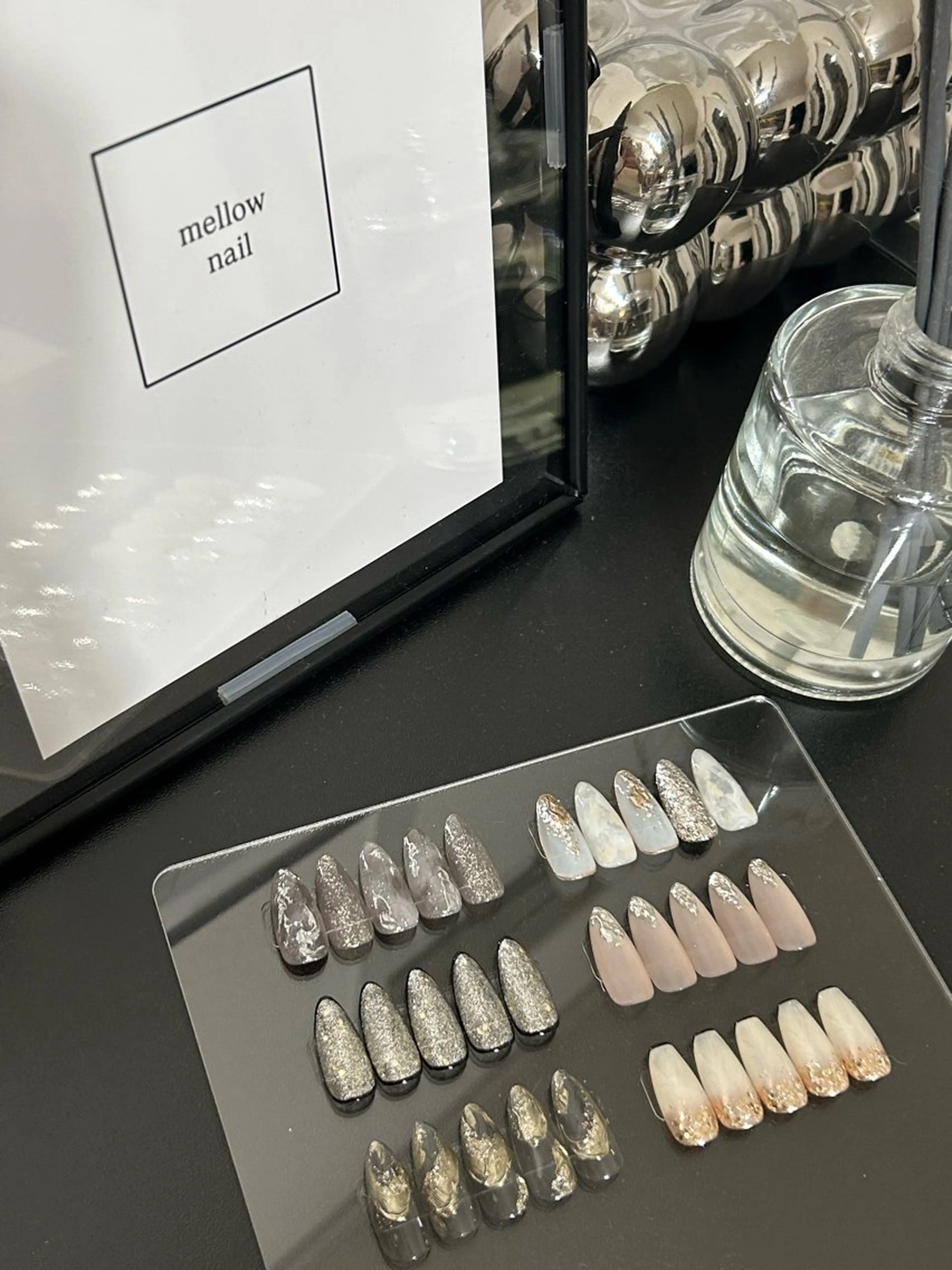 ネイル マットネイル ハンドネイル 片岡 ひかるのネイルデザイン