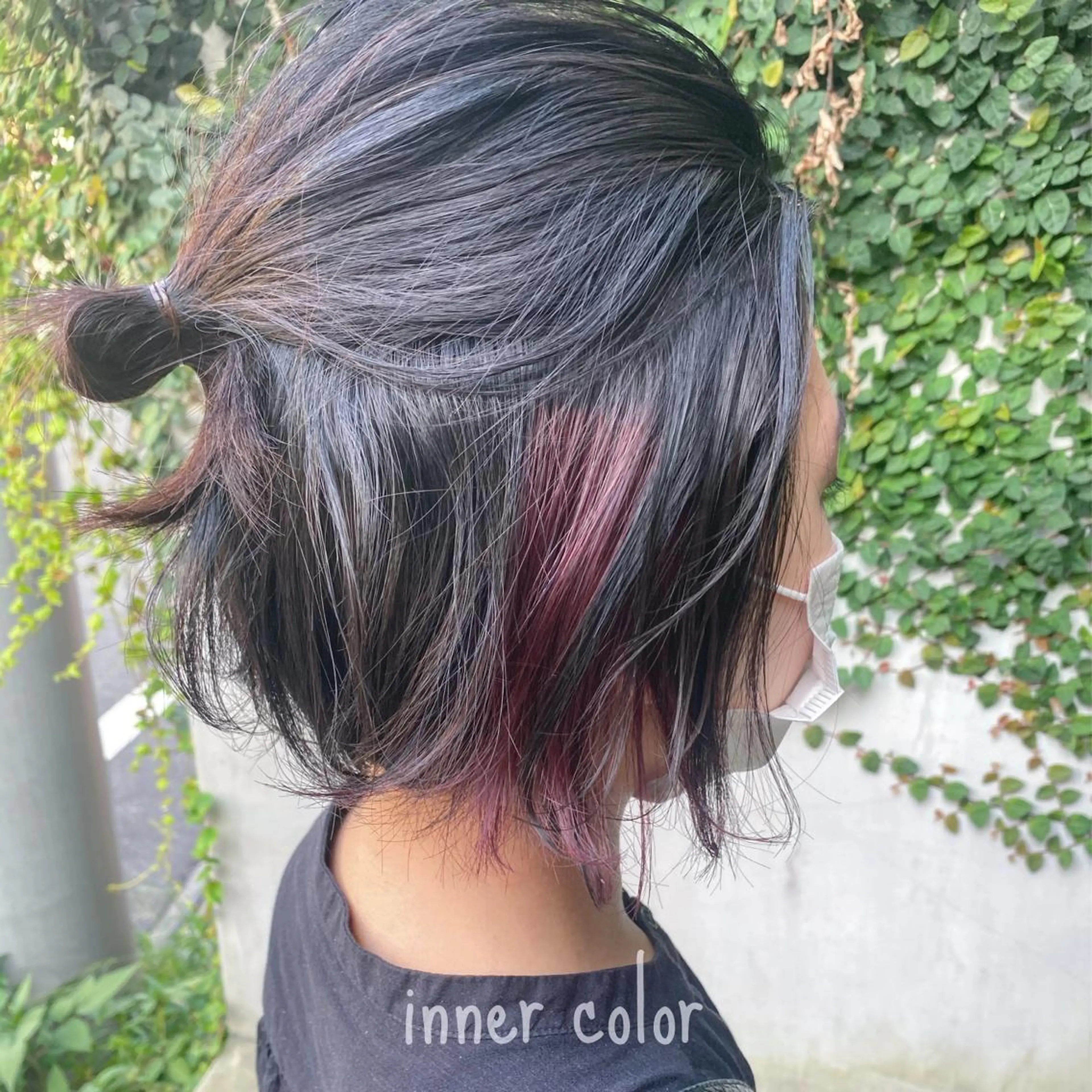 ショート カラー ヘアアレンジ ヘアカラー トリートメント ヘアセット ブリーチなしで透明感 艶カラー【Ryo】のヘアスタイル