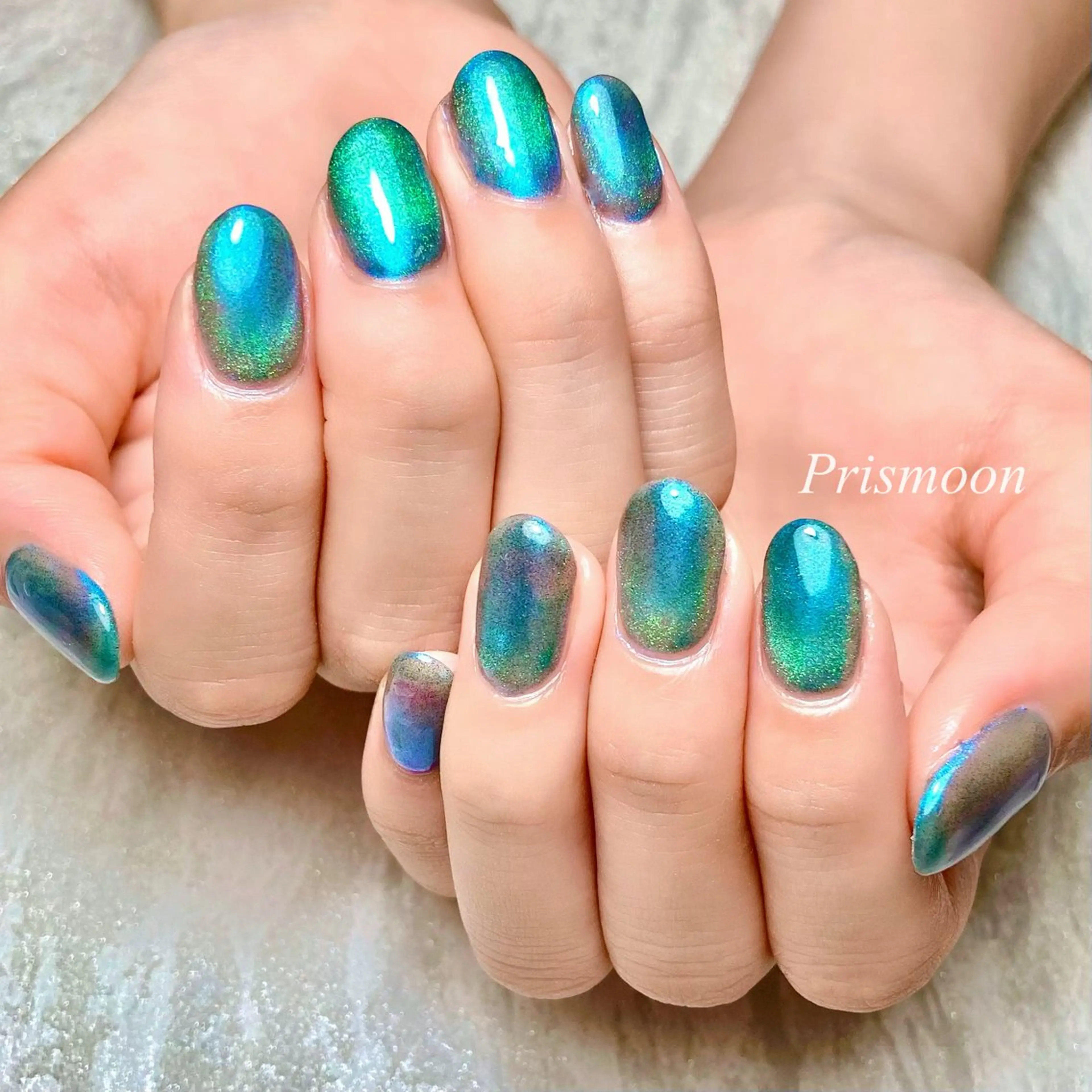 ネイル マグネットネイル ハンドネイル Prismoon  Nail所属・Prismoon Nailのネイルデザイン