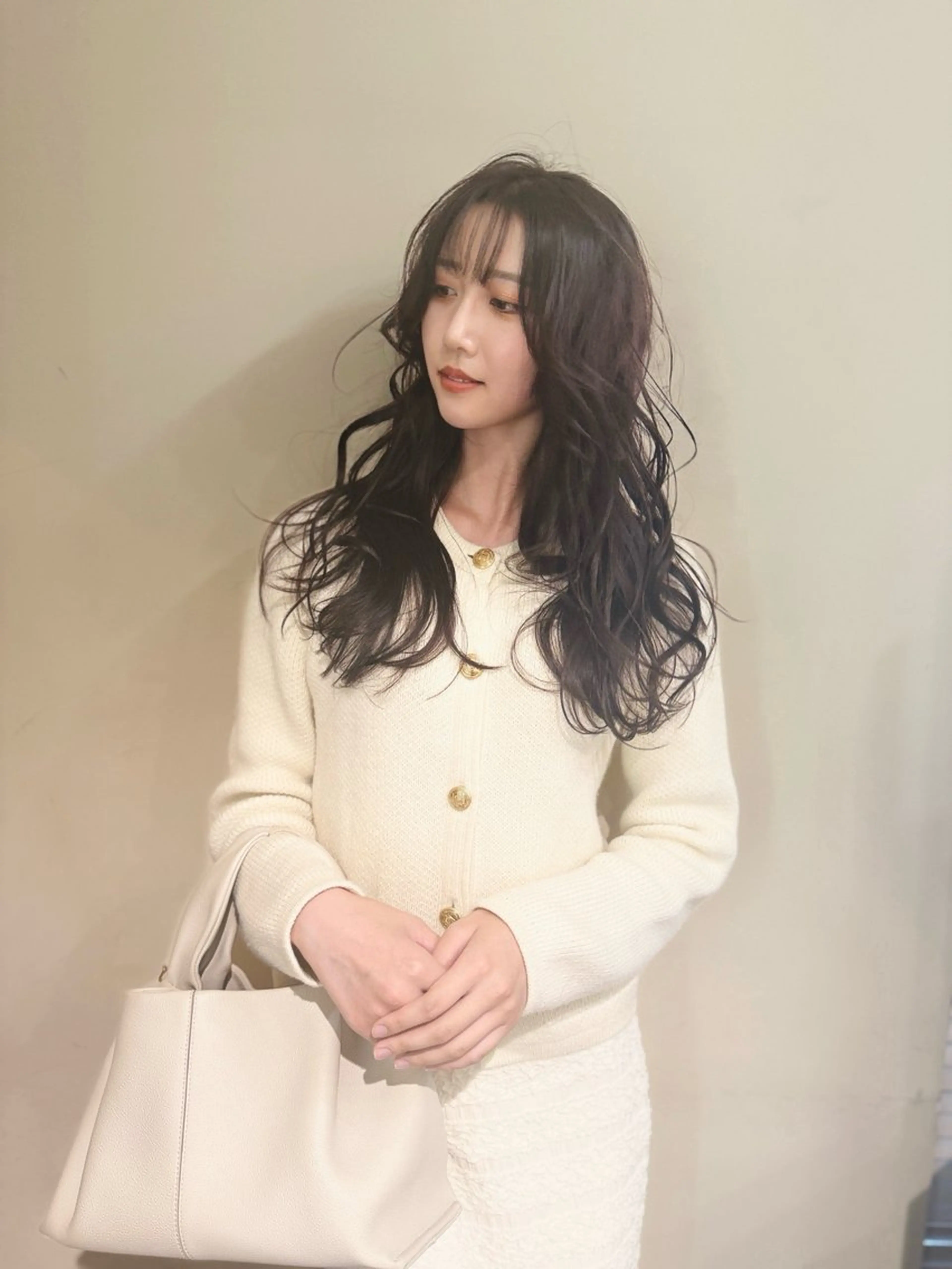 ロング カラー アディクシーカラー バレイヤージュ ブリーチ デザインカラー ダブルカラー カット ヘアカラー トリートメント 色気レイヤーカット 大和健生のヘアスタイル
