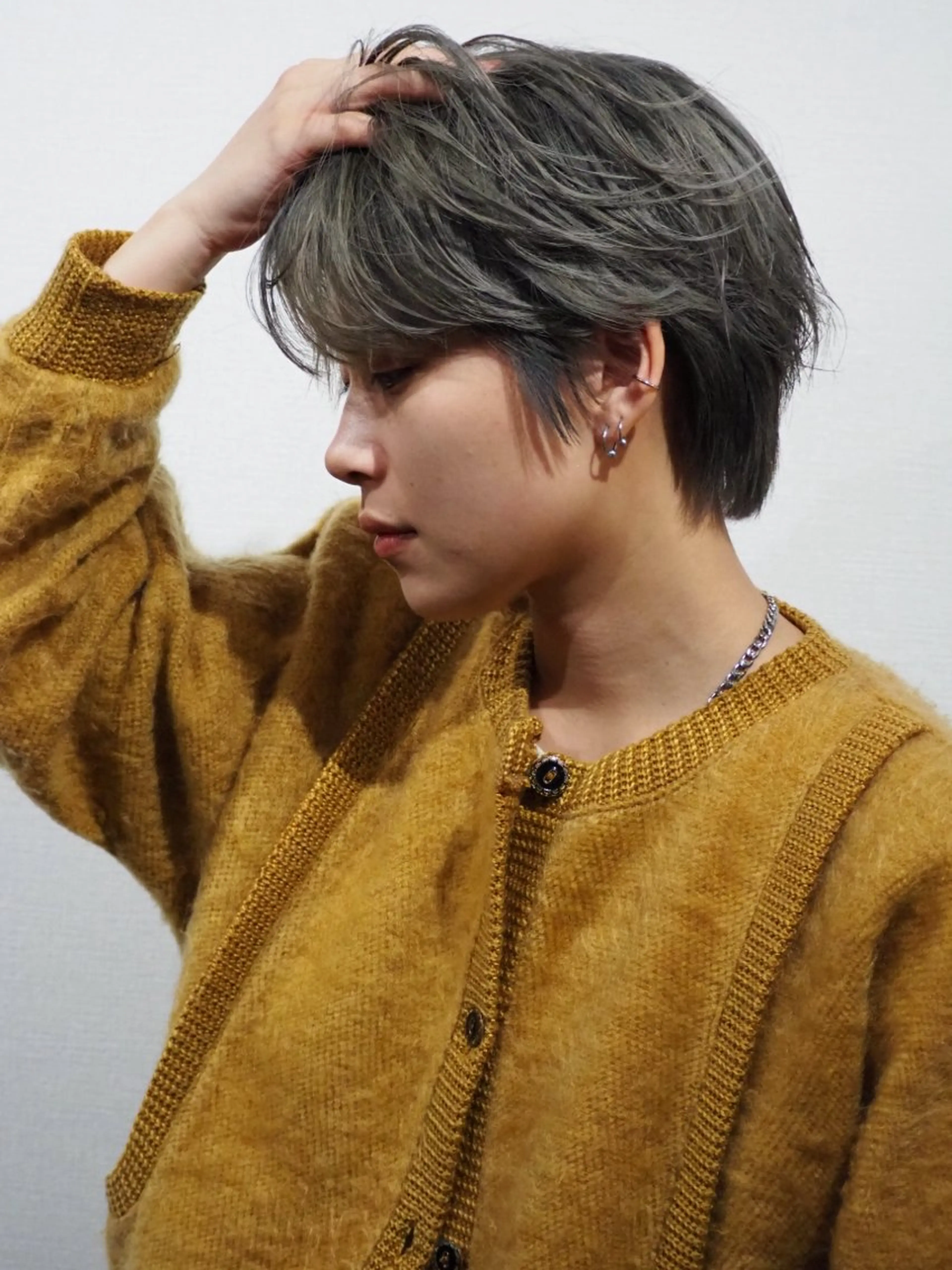 カラー メンズ メンズ特化💎 韓国風💎クニミツのヘアスタイル