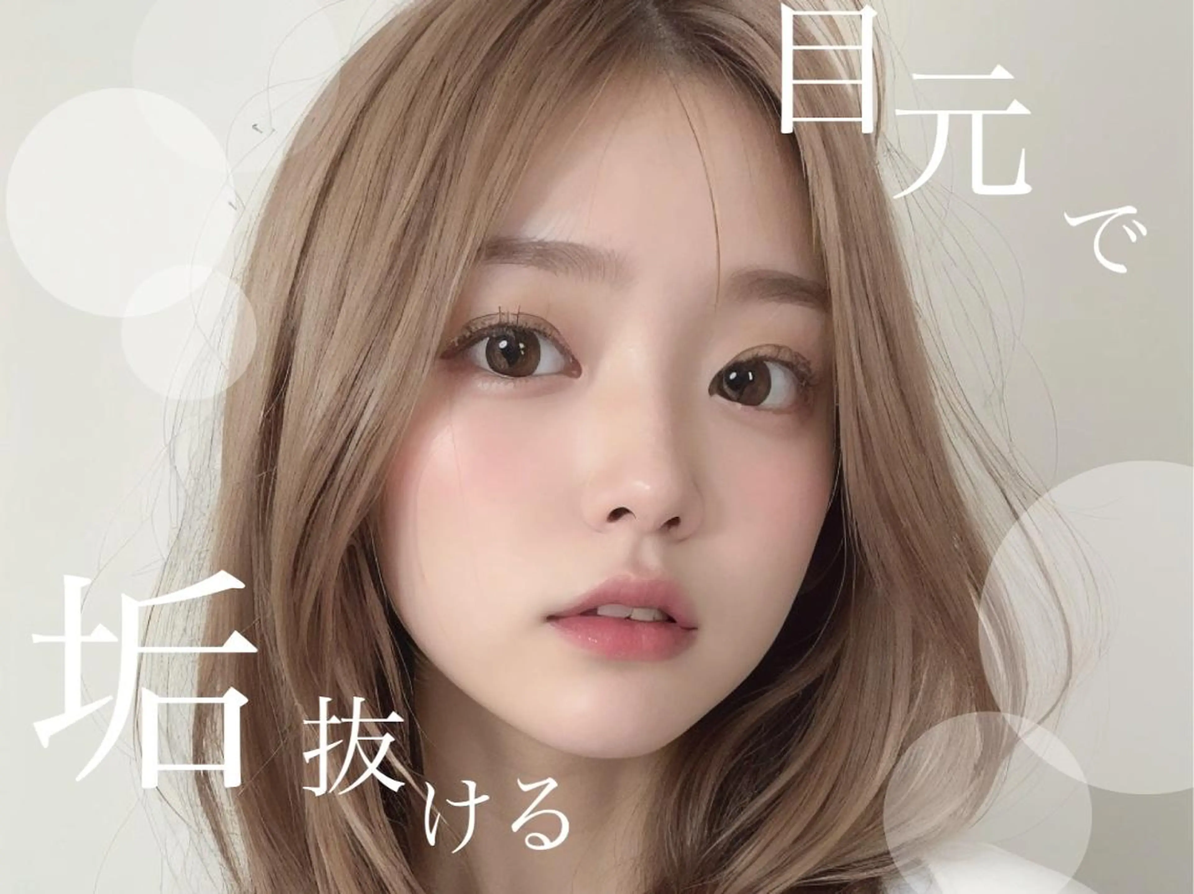 マツエク・マツパ 🍬いお 🍬【束感まつパ】のヘアスタイル