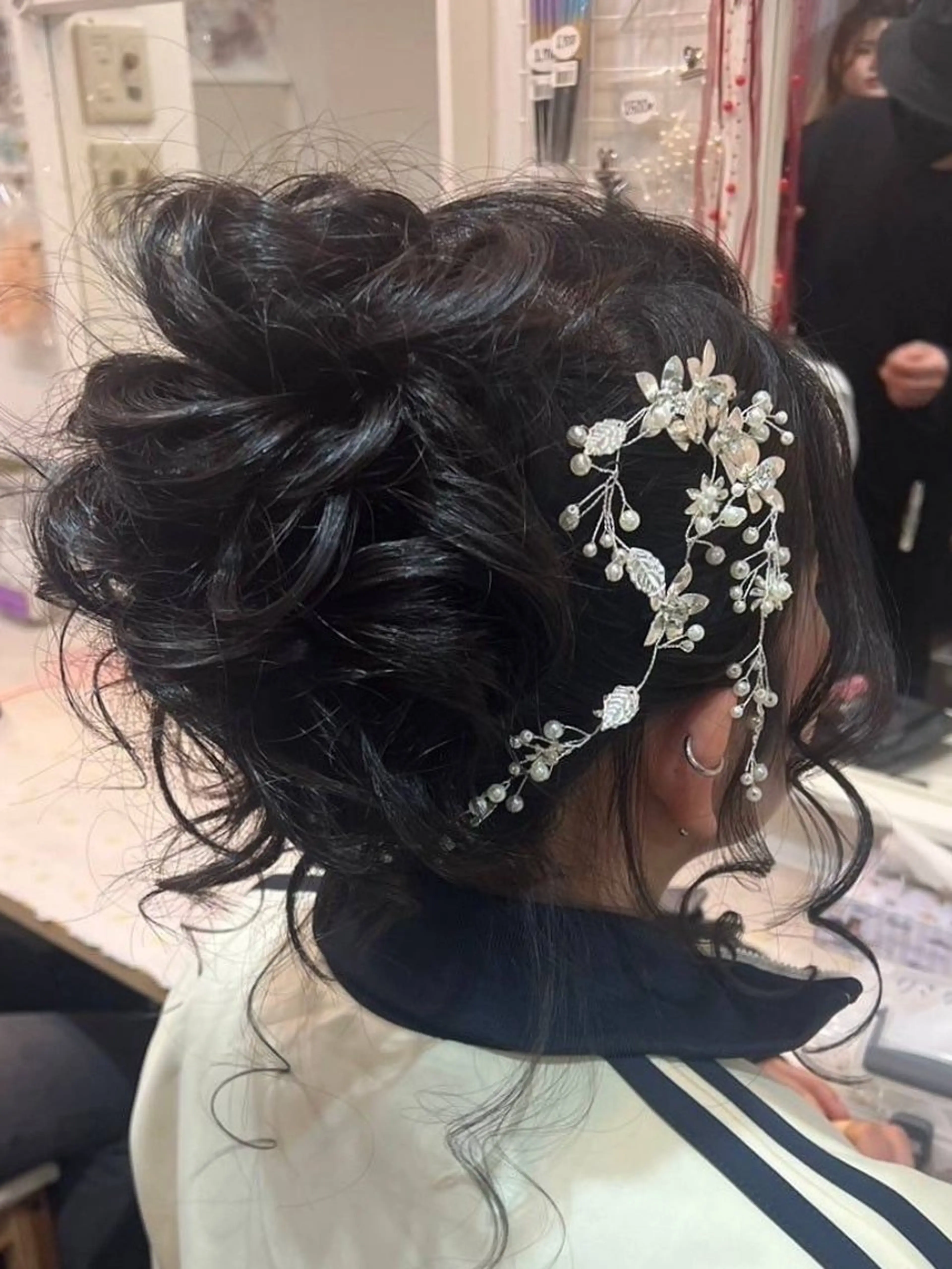 ヘアアレンジ へアセット レインボーのヘアスタイル