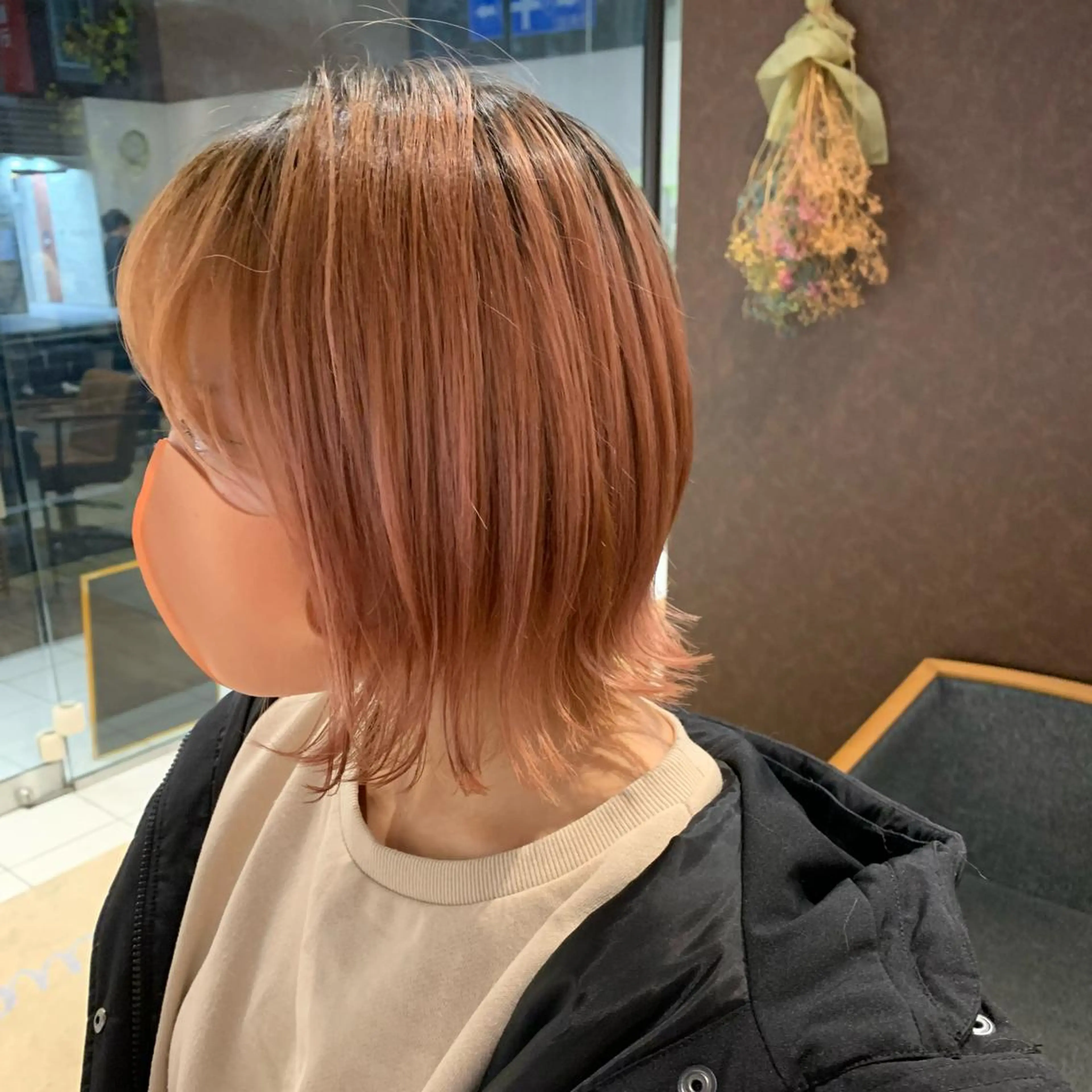 ミディアム ボブ 外ハネヘア 森山 佳小里/カラー /似合わせカットのヘアスタイル