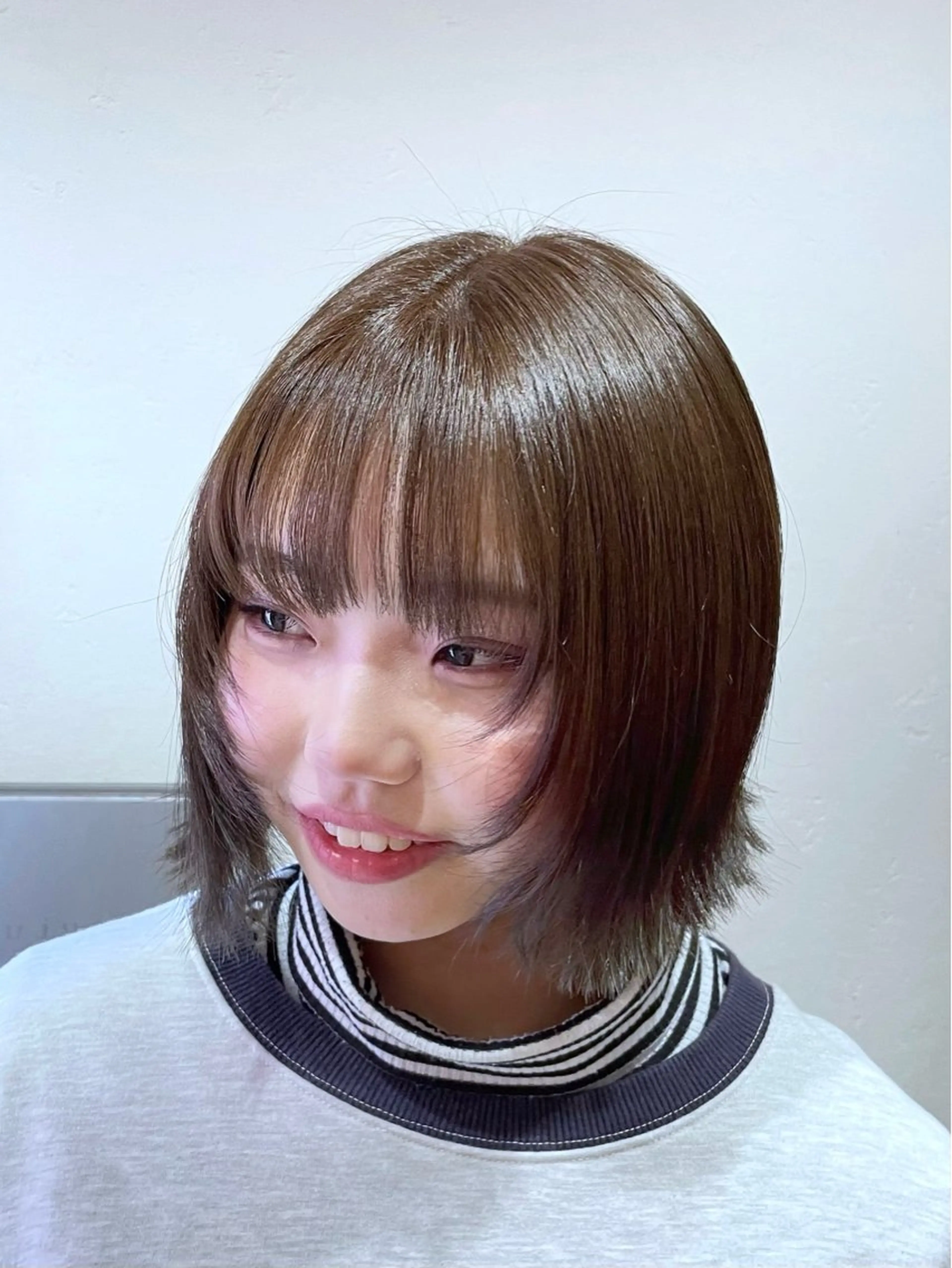 ショート ボブ 顔周りカット レイヤーカット ショートヘア 韓国ガーリーヘア🎀 Sayaka🩶🤍のヘアスタイル