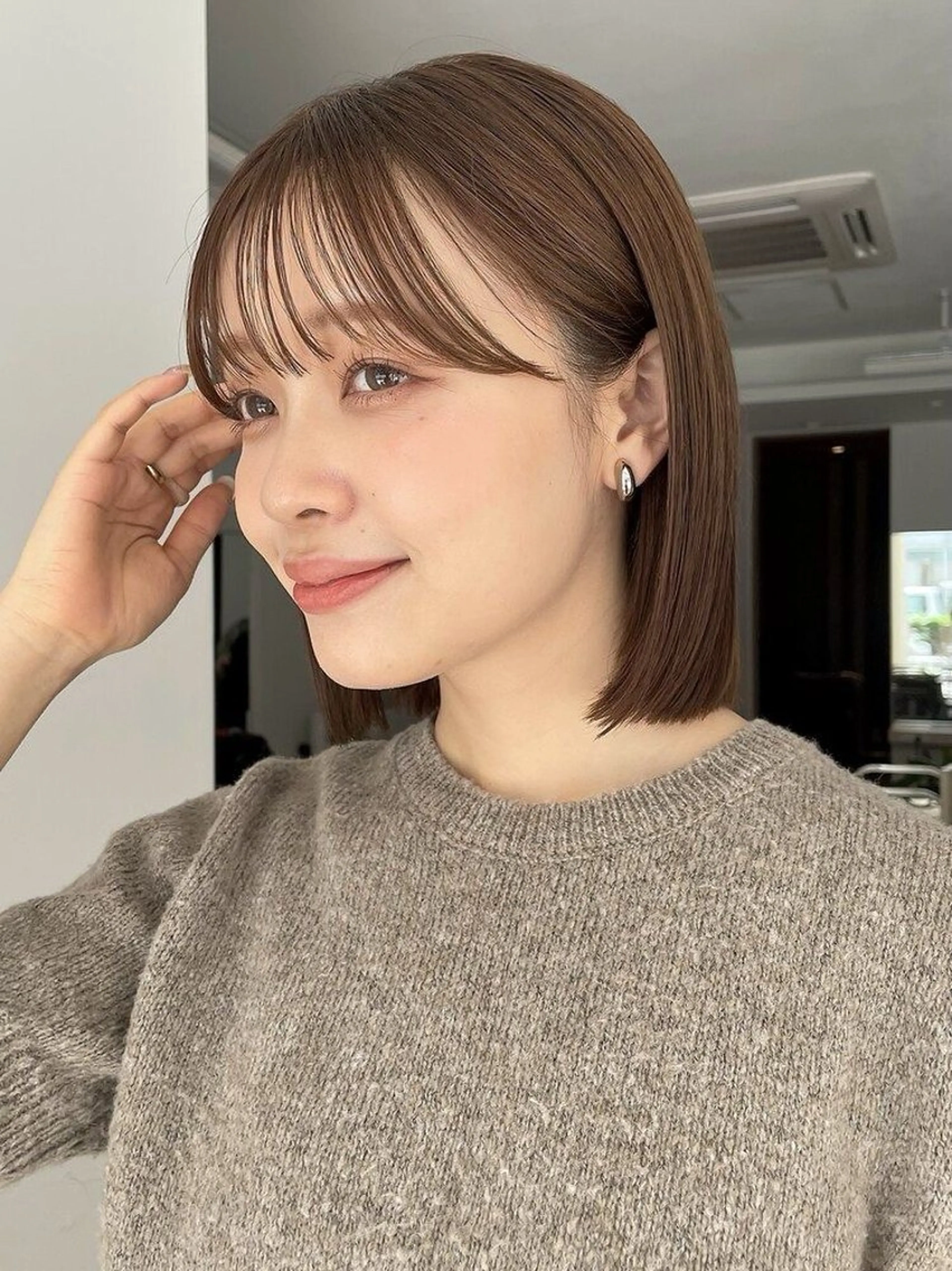 カット＋前髪縮毛の写真