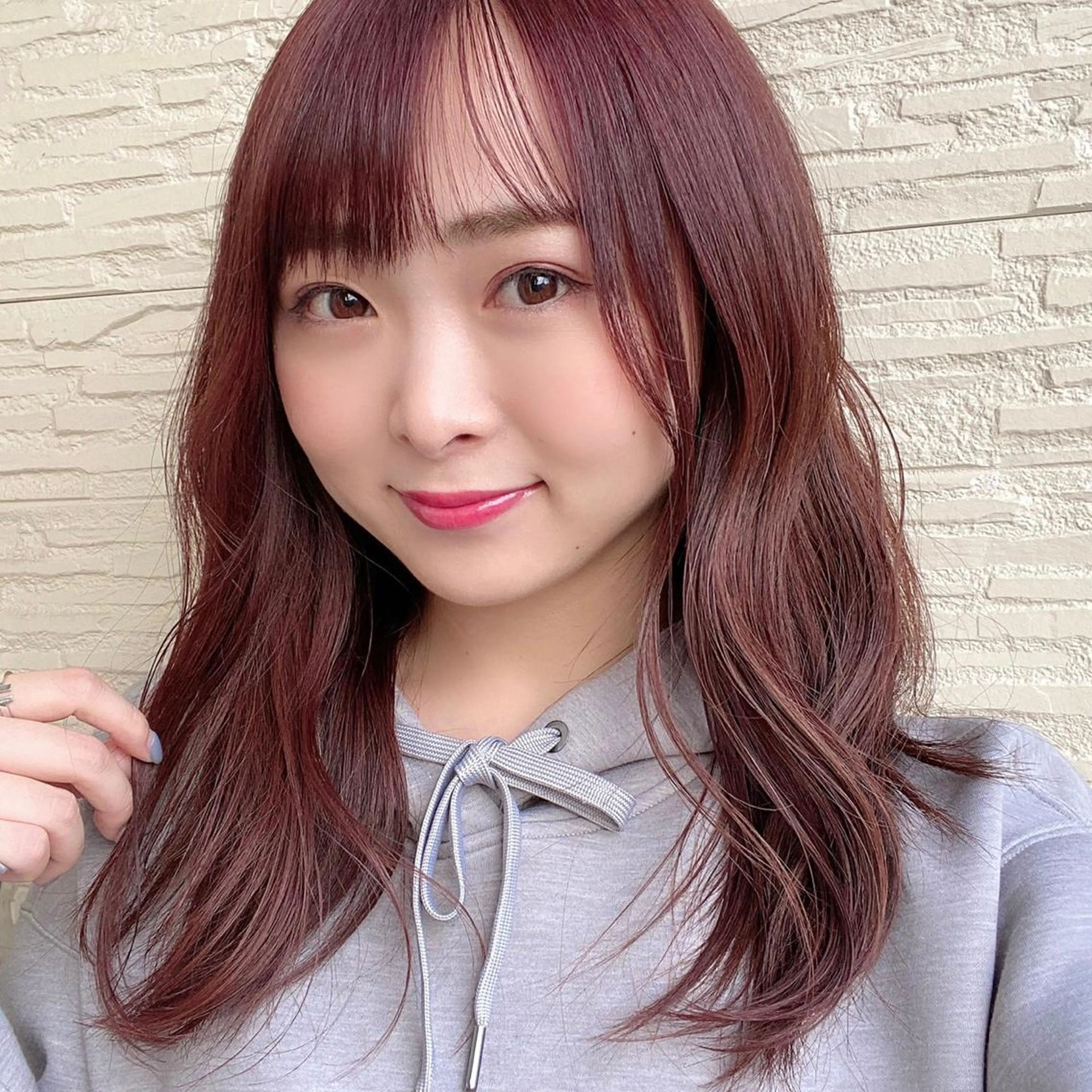 セミロング パープルカラー 韓国風ヘア ROG sapporo所属・トップスタイリスト 店長　内藤康太のその他イメージ