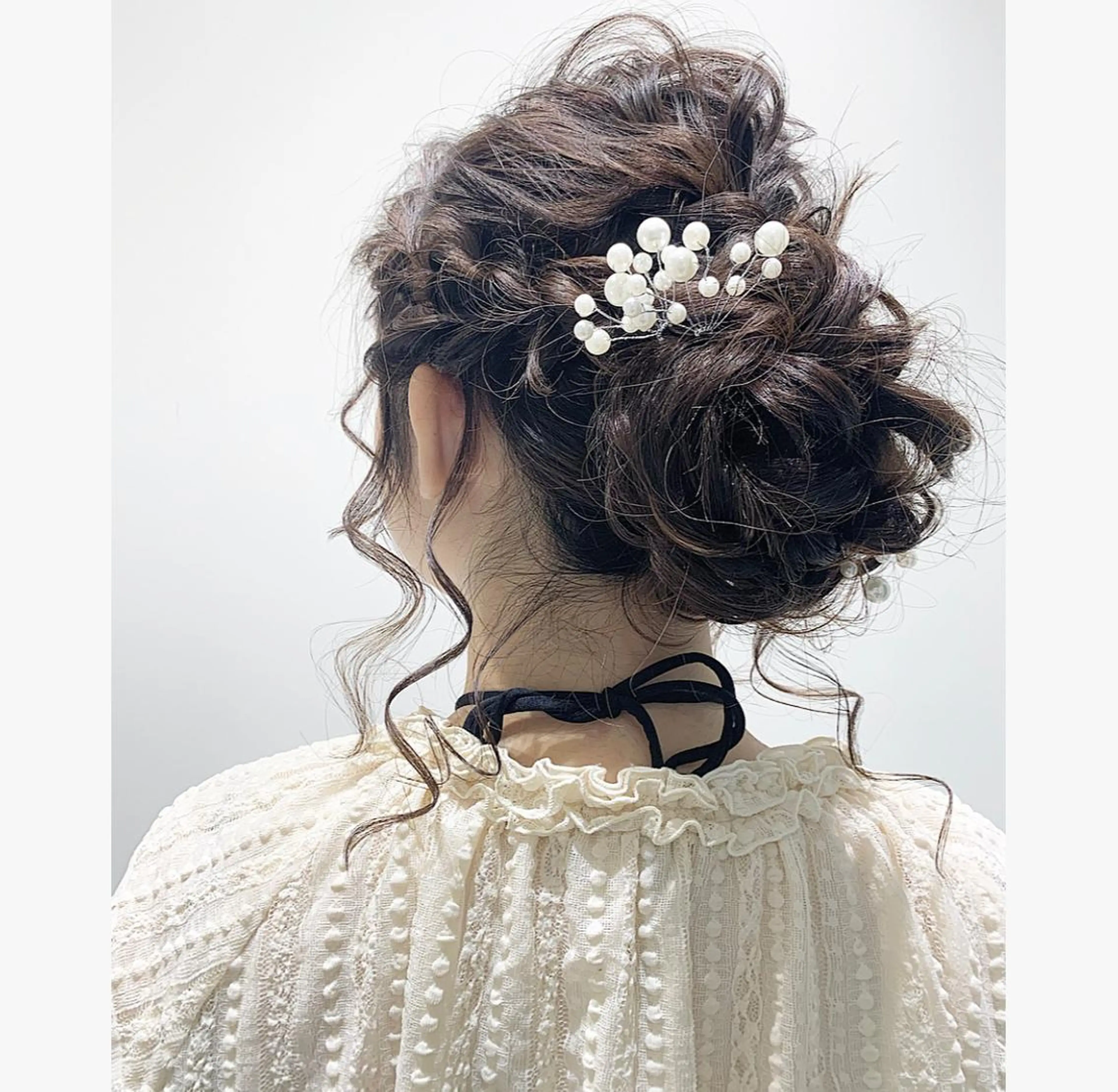 セミロング ヘアアレンジ 💙美髪救世主💙 関華蓮のヘアスタイル