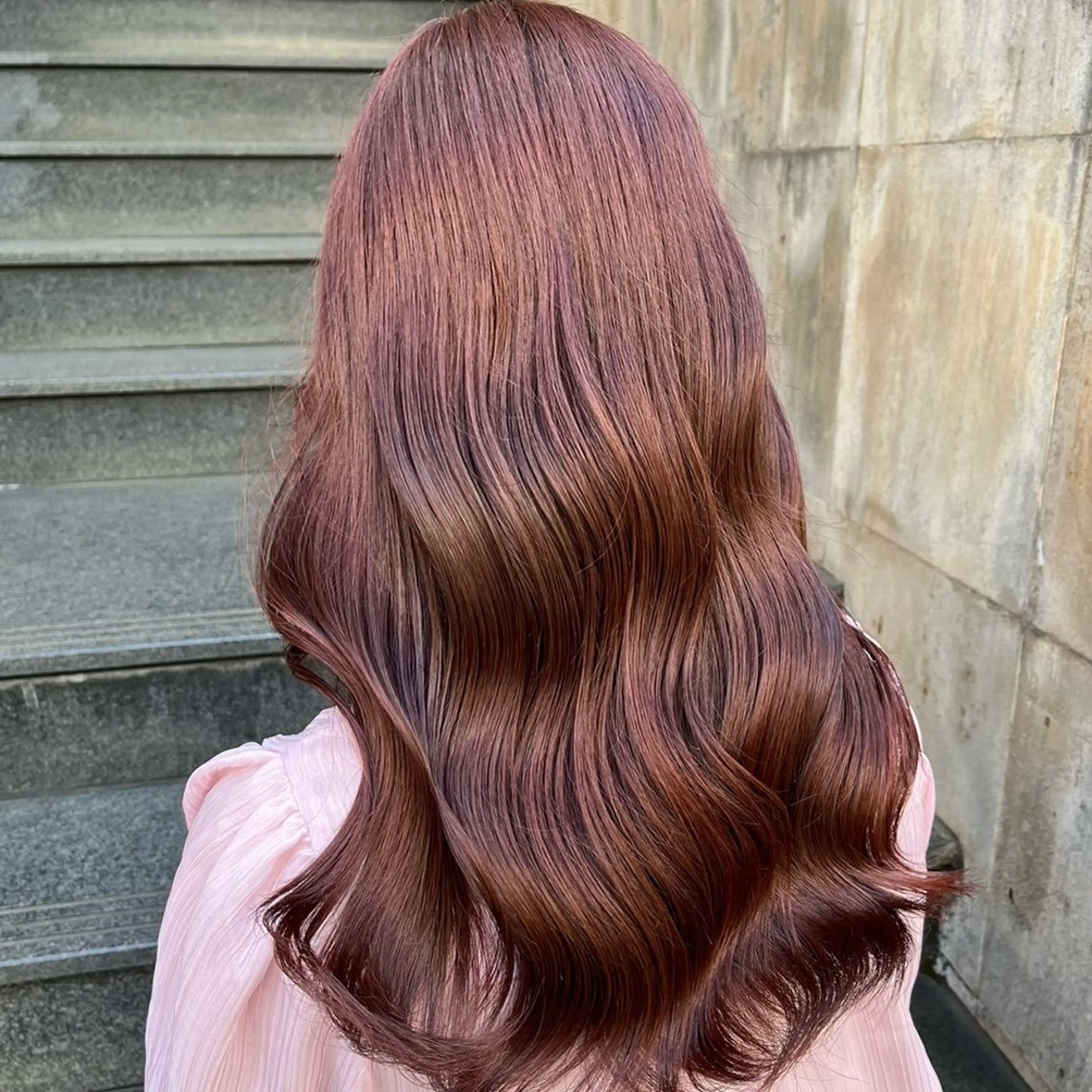 ロング カラー ヘアアレンジ ブリーチ ダブルカラー ハイライトカラー ブリーチなしカラー ハイライト 艶髪/髪質改善/ NATSUKI🍯のヘアスタイル