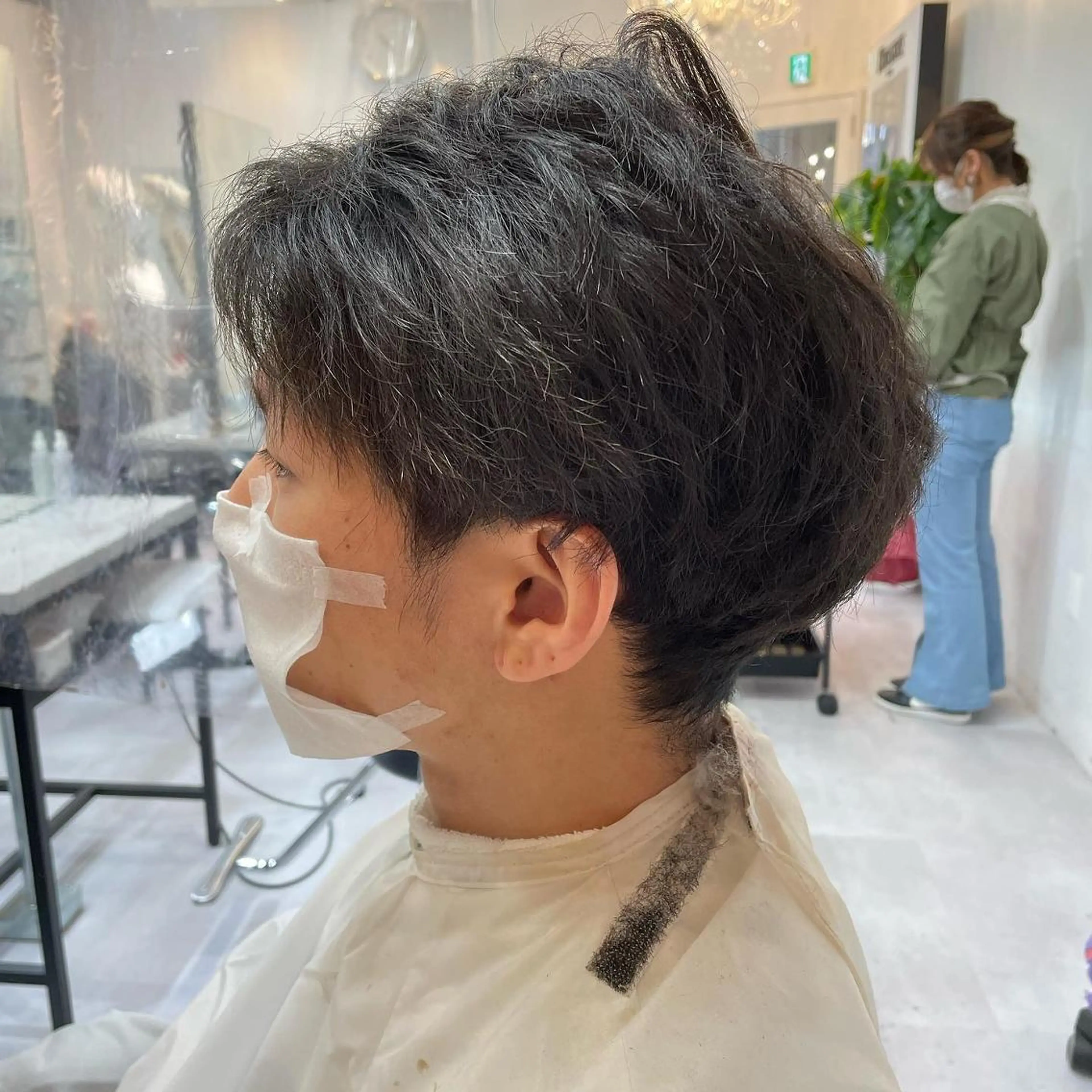 ショート 髪質改善× ハイライト溝江のヘアスタイル