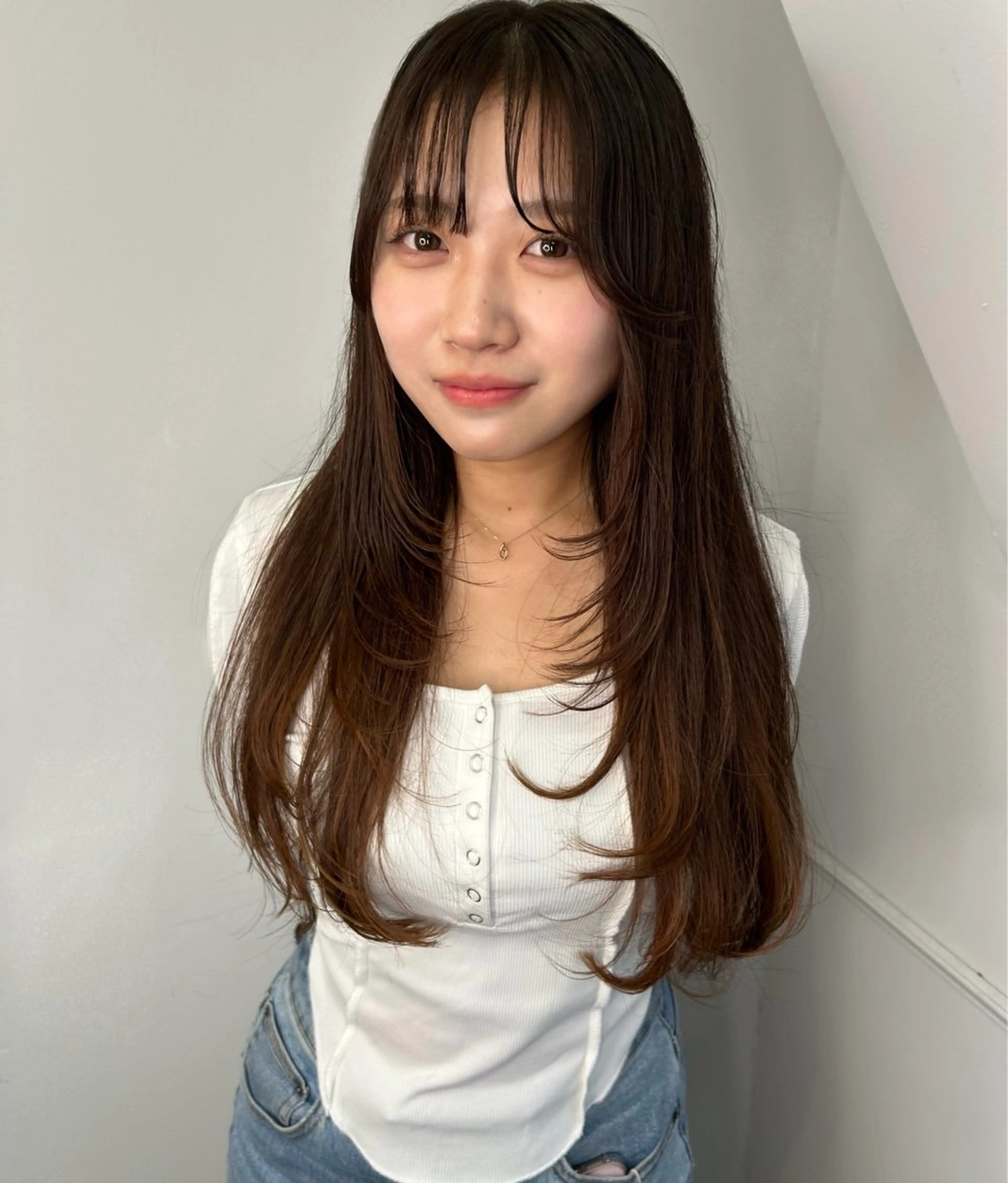 ロング カラー land所属・透明感カラー/レイヤ ー🌙Honokaのヘアスタイル