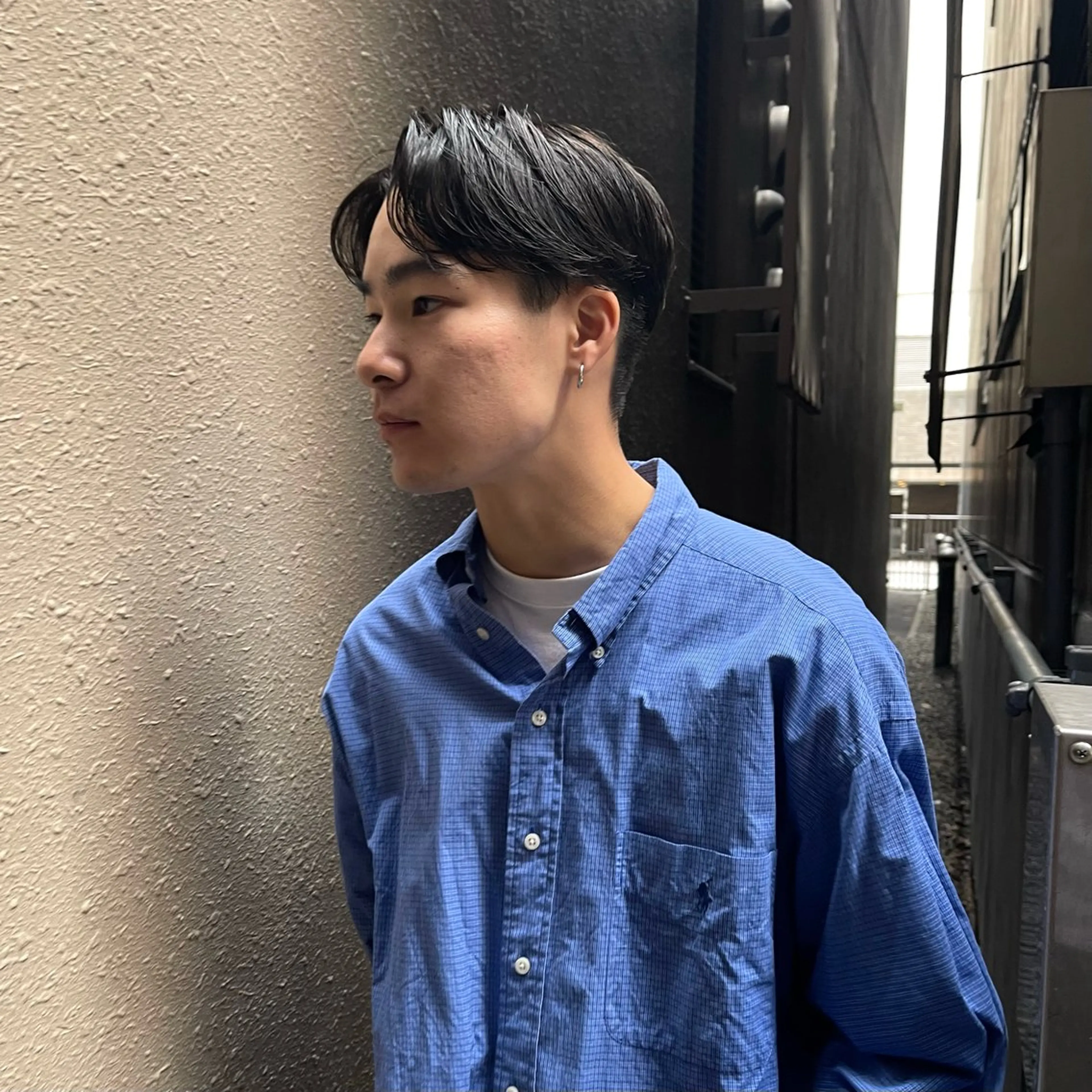 カット+毛流れパーマ+トリートメントの写真