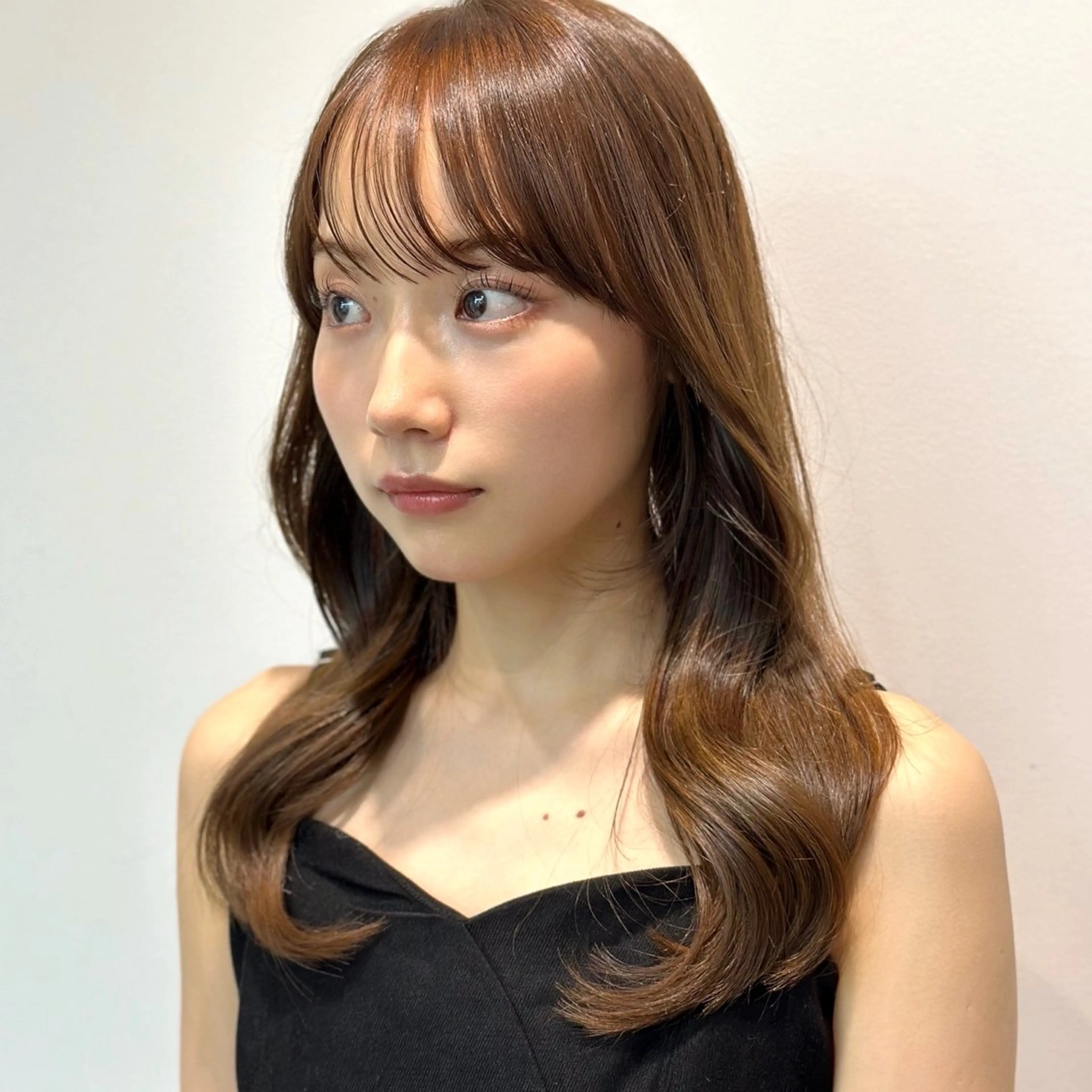 ロング カラー ワンホンヘア カット ヘアカラー トリートメント take/ショート& レイヤーカット/銀座のヘアスタイル