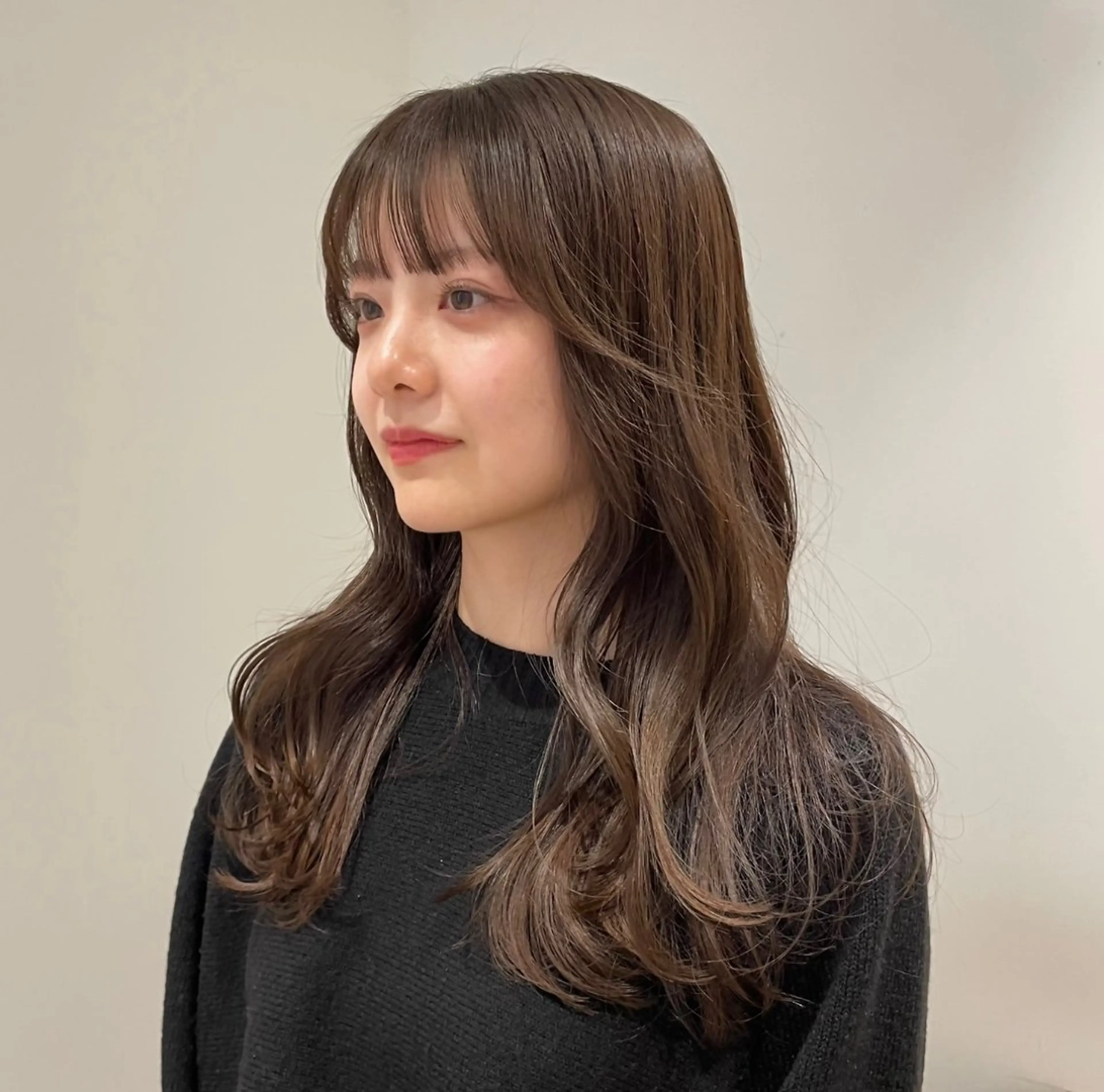 ロング カラー ベージュカラー ブリーチ ブリーチなしカラー GO TODAY 新宿Aura店所属・ベージュ🤎透明感 カラー🤎anriのヘアスタイル